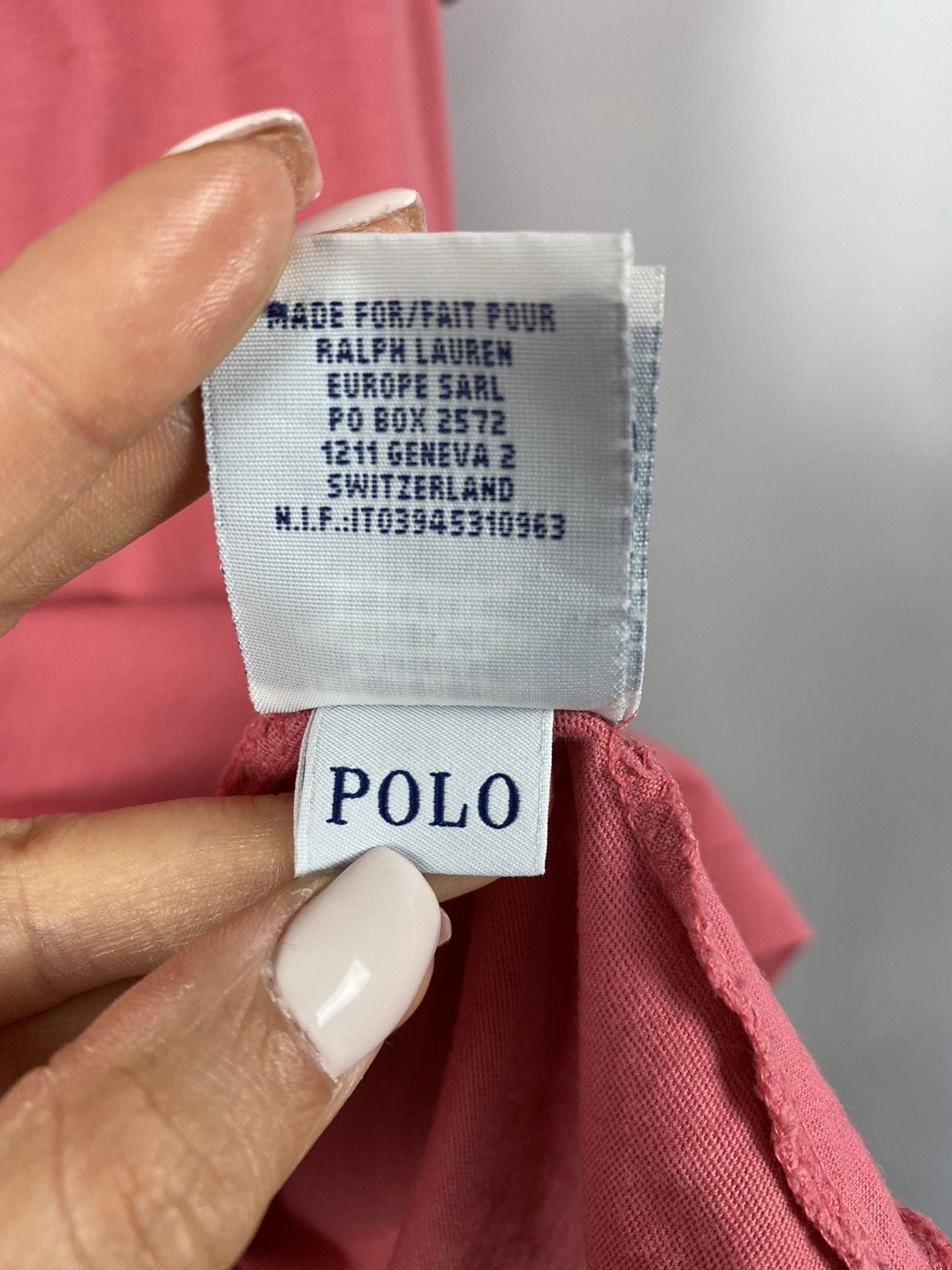 Polo Ralph Lauren Polo Ralph Lauren pink streetwear T-shirts V-neck size M Size US M / EU 48-50 / 2 - 5 Thumbnail
