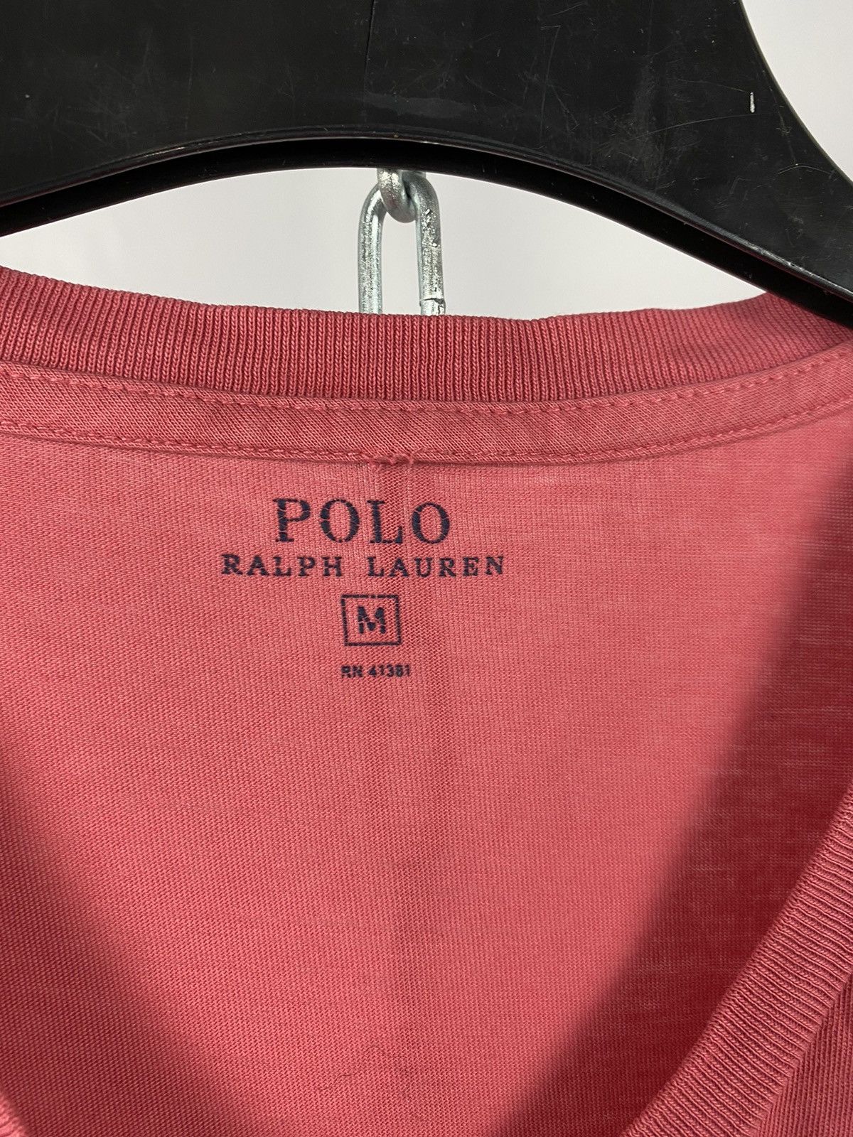 Polo Ralph Lauren Polo Ralph Lauren pink streetwear T-shirts V-neck size M Size US M / EU 48-50 / 2 - 3 Thumbnail