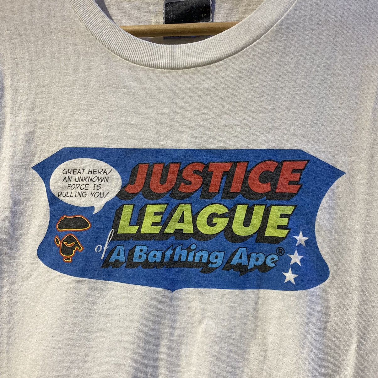 Bape × Vintage Bape Justice League Shirt Size US L / EU 52-54 / 3 - 3 Thumbnail