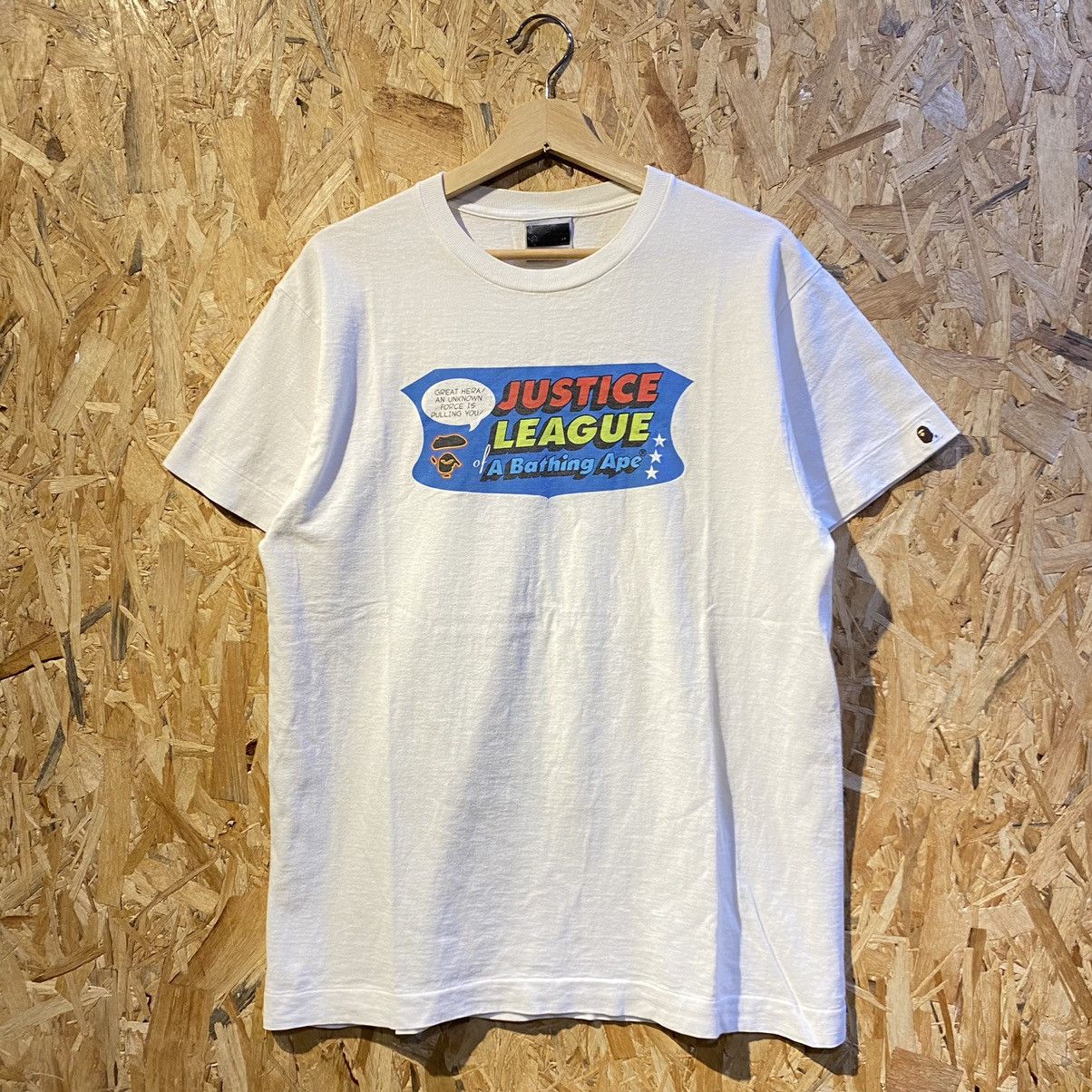 Bape × Vintage Bape Justice League Shirt Size US L / EU 52-54 / 3 - 1 Thumbnail