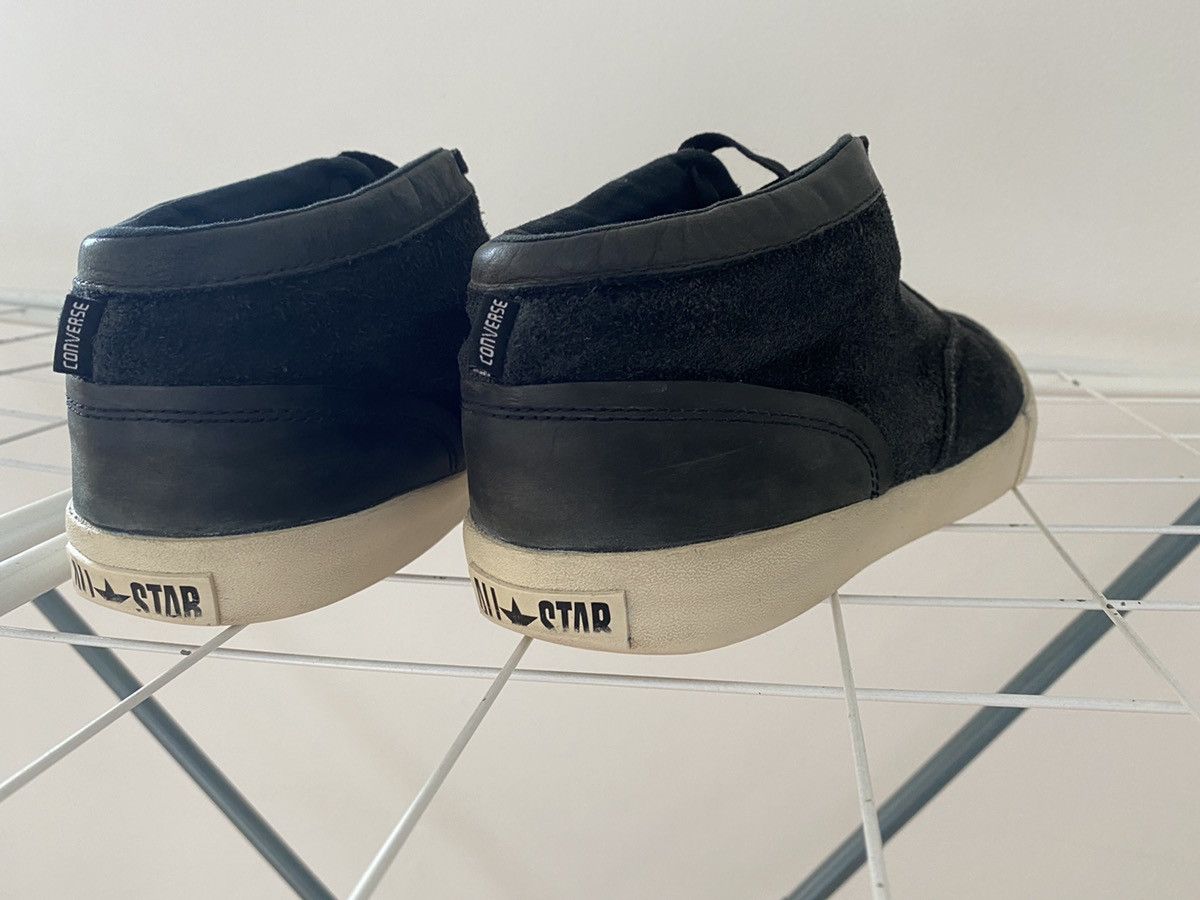 Converse × Stussy 🇺🇦 LAST DROP!🔴 RARE 🔴 Stussy x Converse Cvo Ls Mid Black 2012 Size US 10.5 / EU 43-44 - 4 Thumbnail