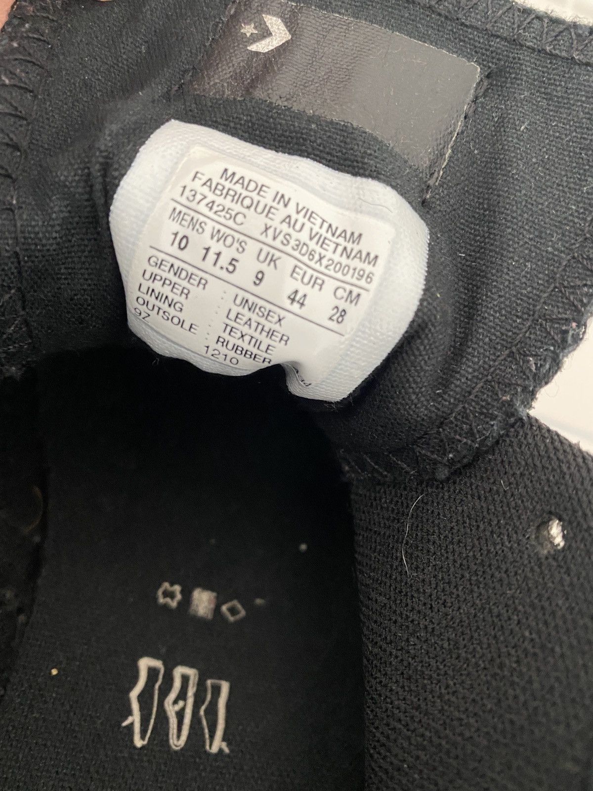 Converse × Stussy 🇺🇦 LAST DROP!🔴 RARE 🔴 Stussy x Converse Cvo Ls Mid Black 2012 Size US 10.5 / EU 43-44 - 8 Thumbnail