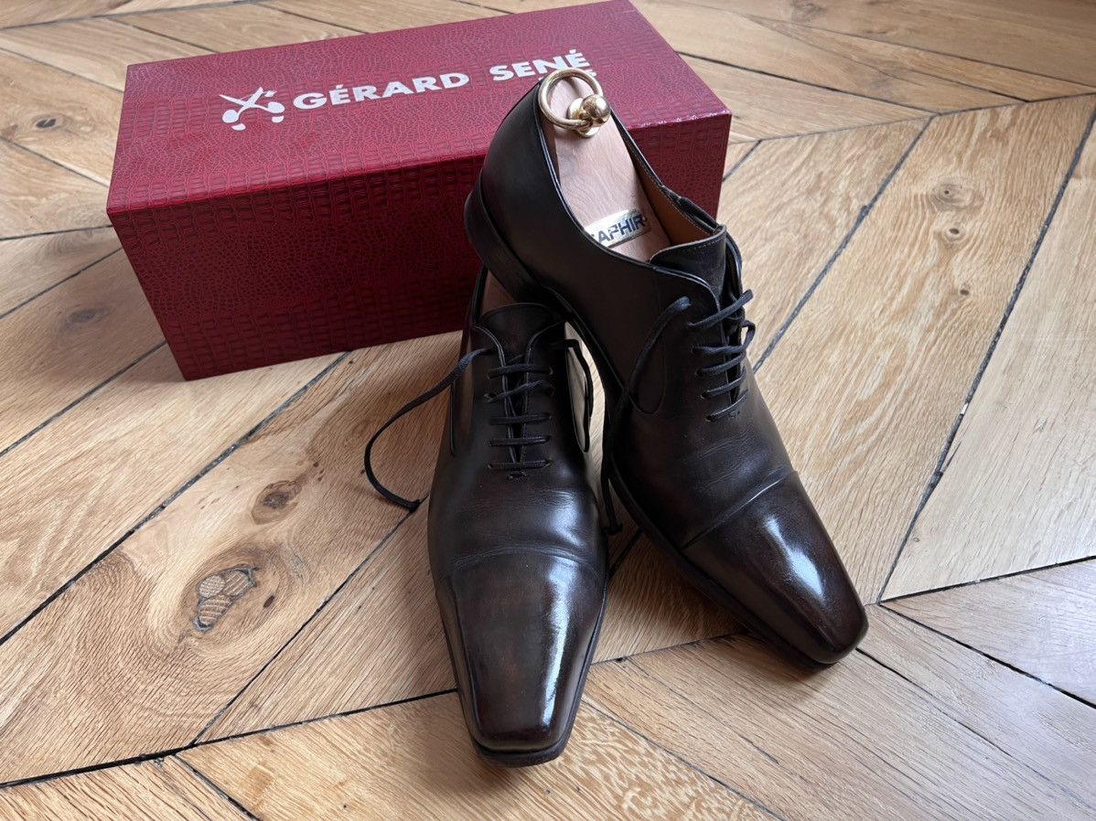 Gerard Sene Paris Captoe Oxford dark brown 41