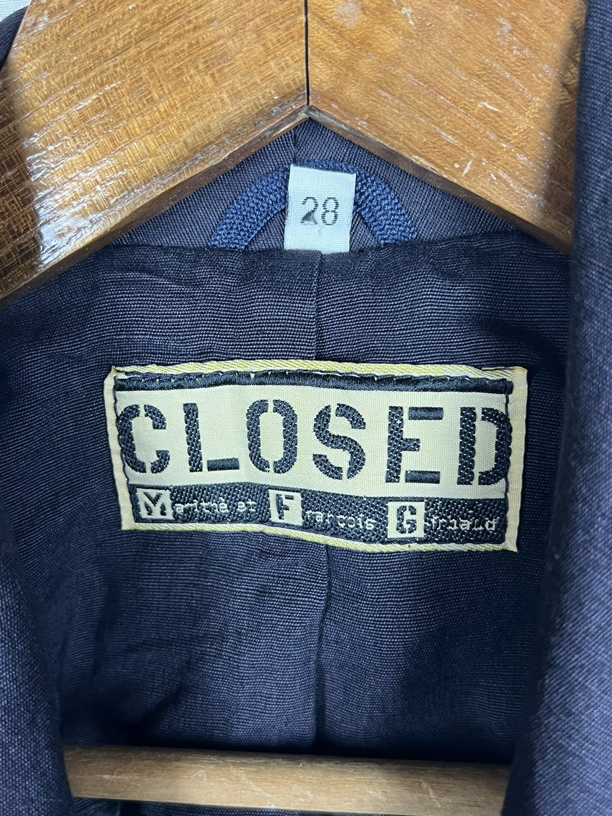 CLOSED × Marithe + Francois Girbaud Vintage 80s Closed by MFG Hybrid Blazer Size 44S - 7 Thumbnail