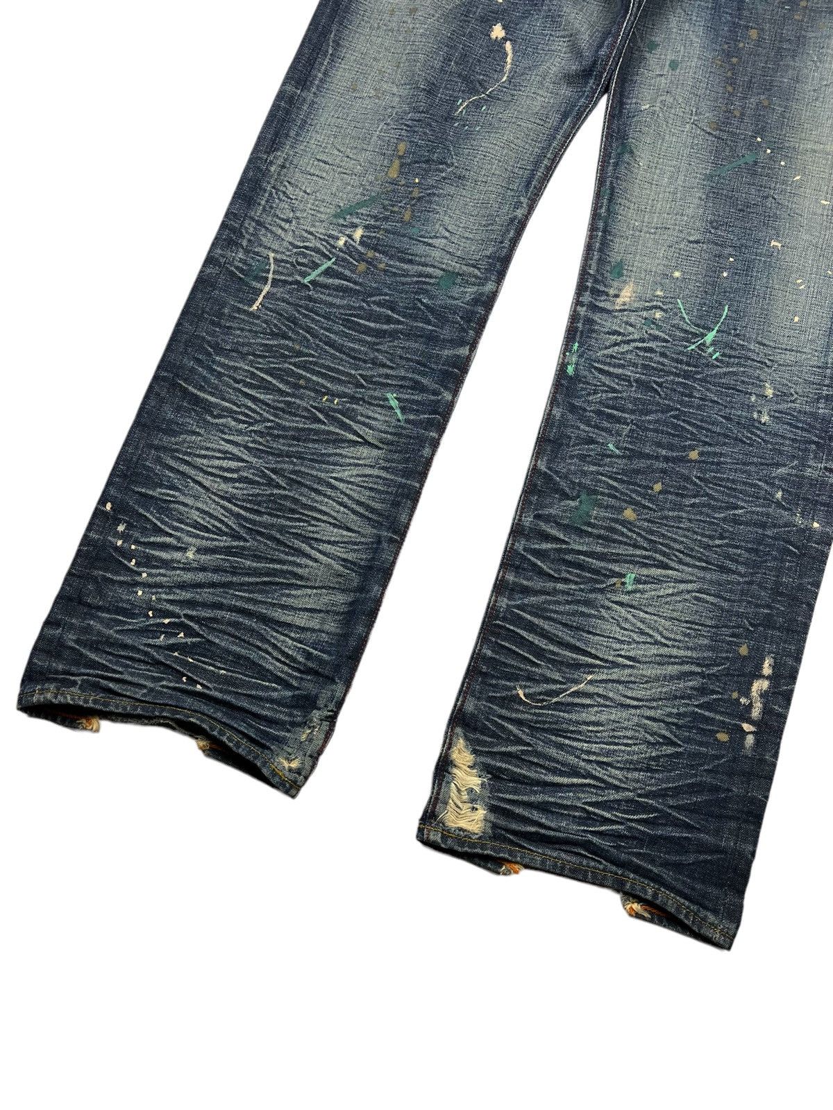 Ralph Lauren RARE 🔥 Polo Ralph Lauren Distressed Paint Splatter Denim Size US 36 / EU 52 - 3 Thumbnail