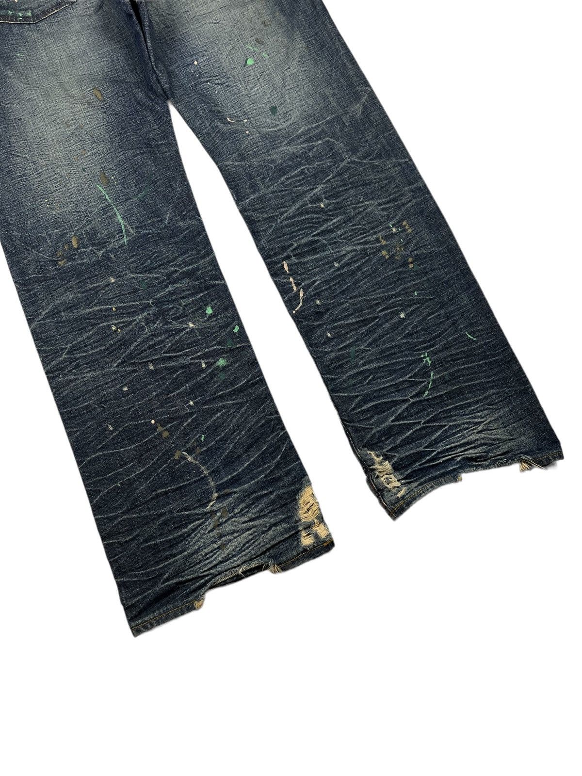 Ralph Lauren RARE 🔥 Polo Ralph Lauren Distressed Paint Splatter Denim Size US 36 / EU 52 - 6 Thumbnail