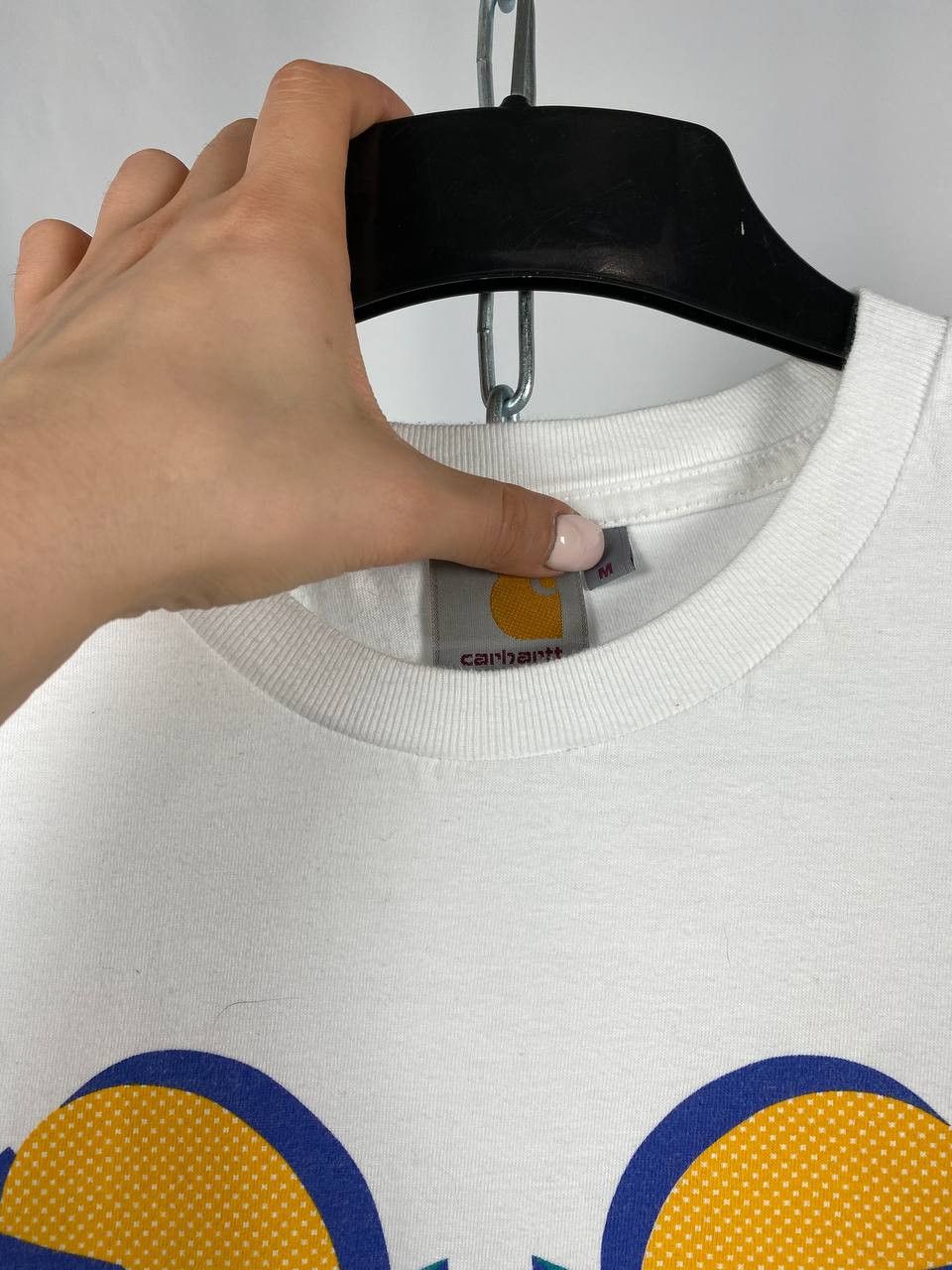Carhartt Carhartt T-shirts big logo white size M Size US M / EU 48-50 / 2 - 3 Thumbnail