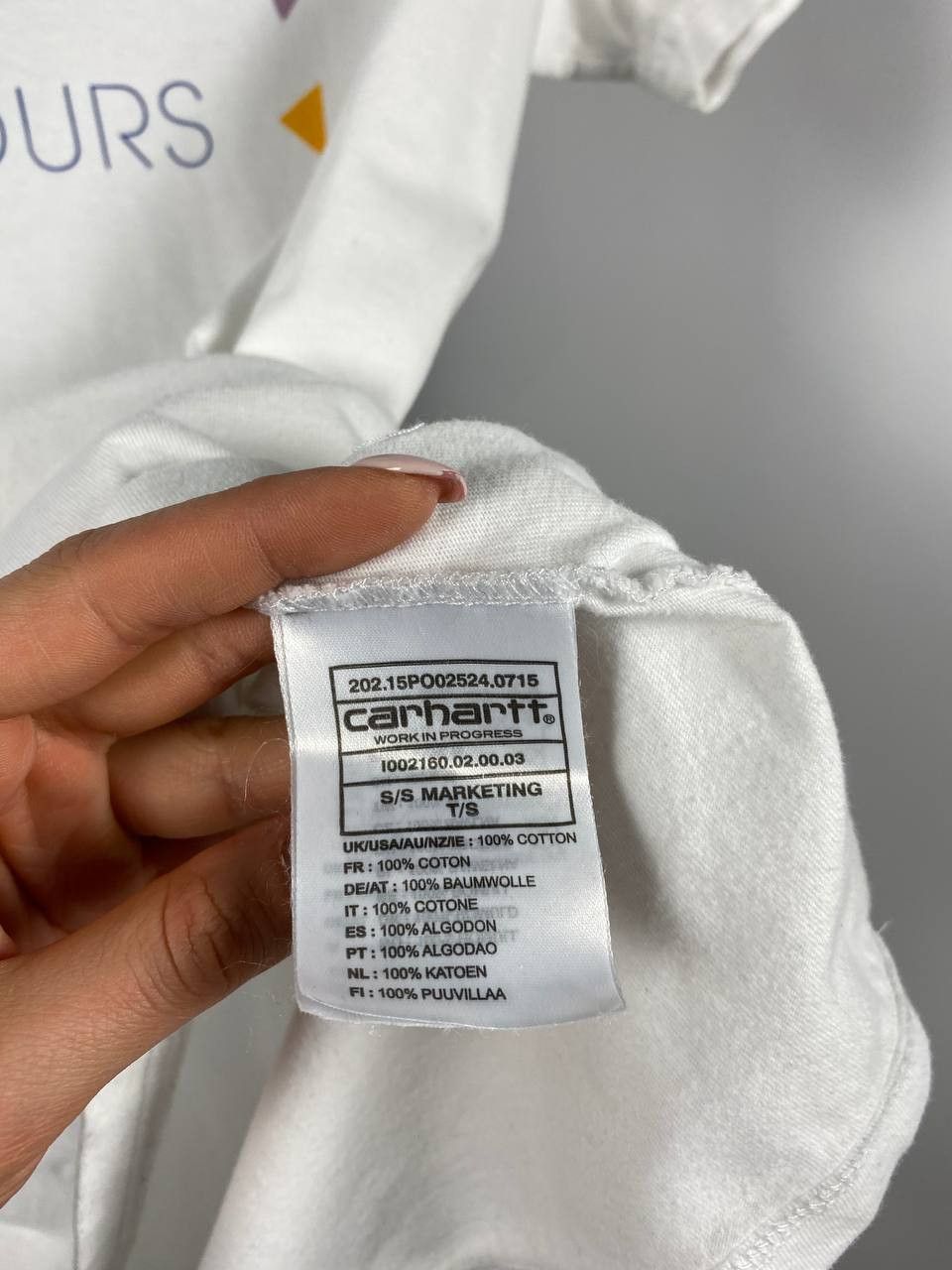 Carhartt Carhartt T-shirts big logo white size M Size US M / EU 48-50 / 2 - 5 Thumbnail
