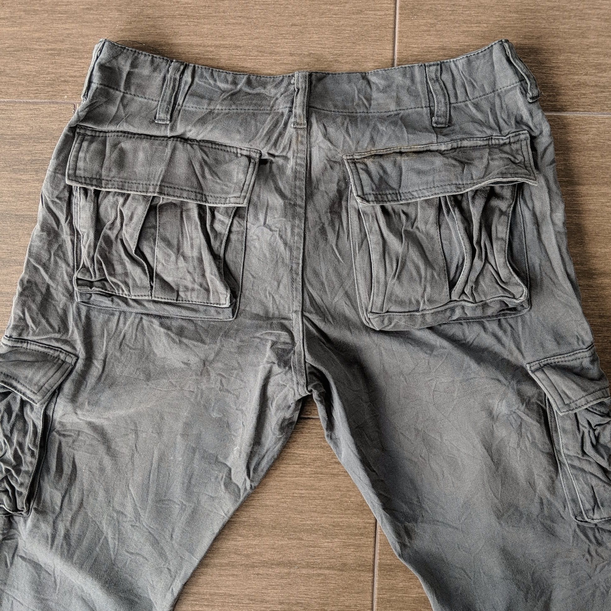 Japanese Brand × Vintage Vintage Japanese Hard Cloth Utility Trousers Cargo Pants Size US 30 / EU 46 - 8 Thumbnail