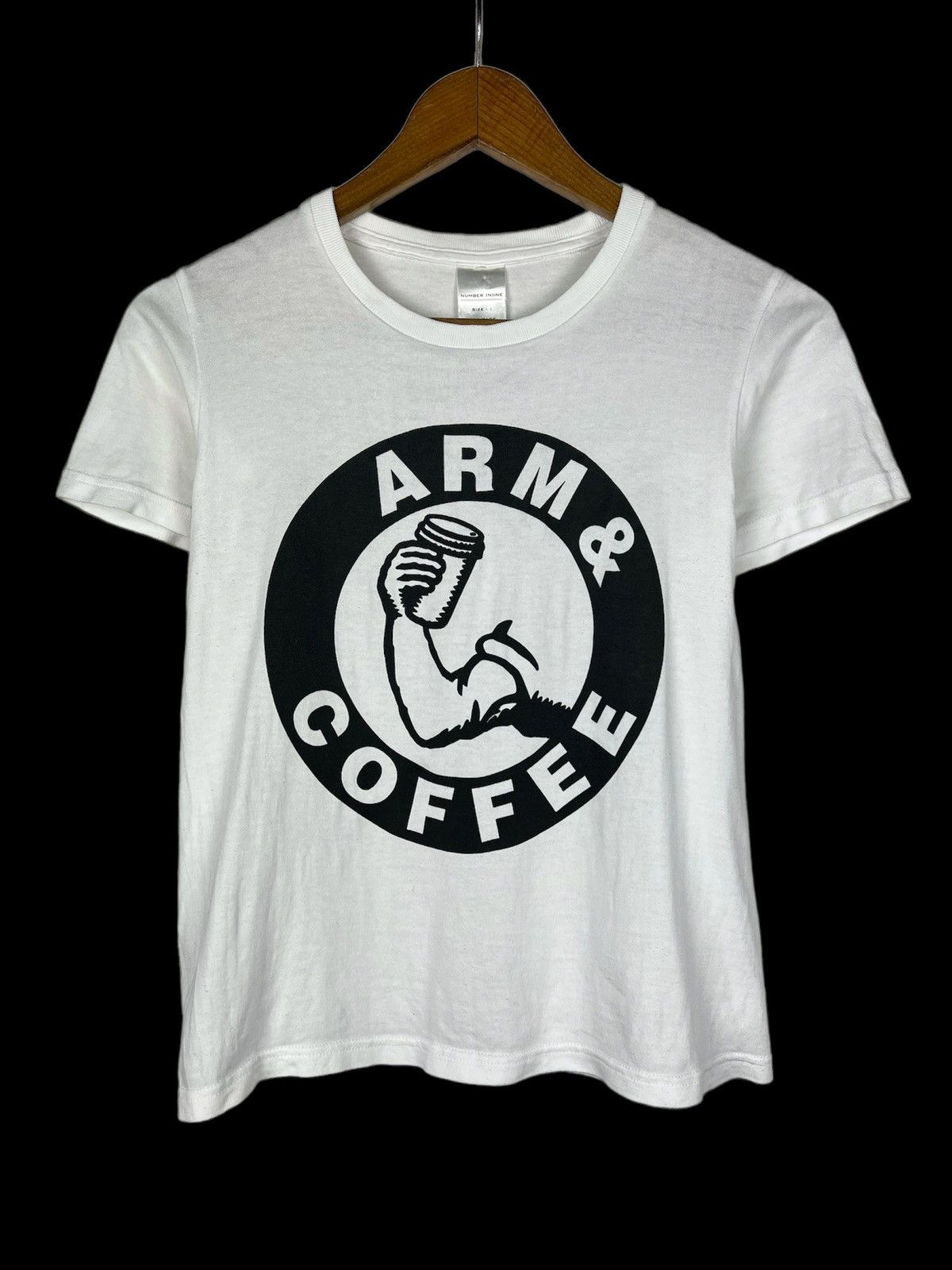 Number (N)ine Vintage Number (N)ine ‘Arm & Coffee” Tshirt Size US XXS / EU 40 - 1 Thumbnail