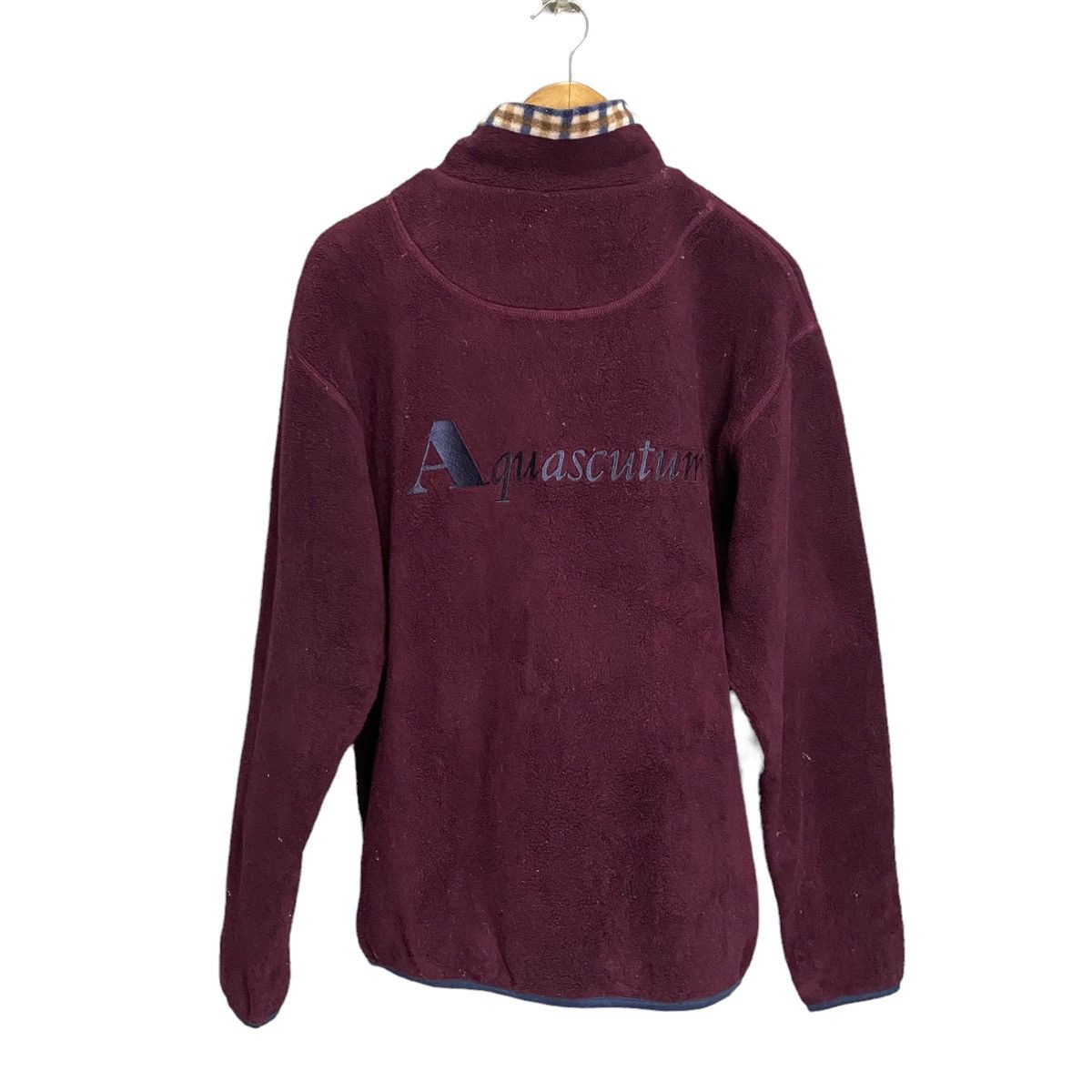 Aquascutum Aquascutum Polartec half zipper fleece big logo back Size US M / EU 48-50 / 2 - 2 Thumbnail