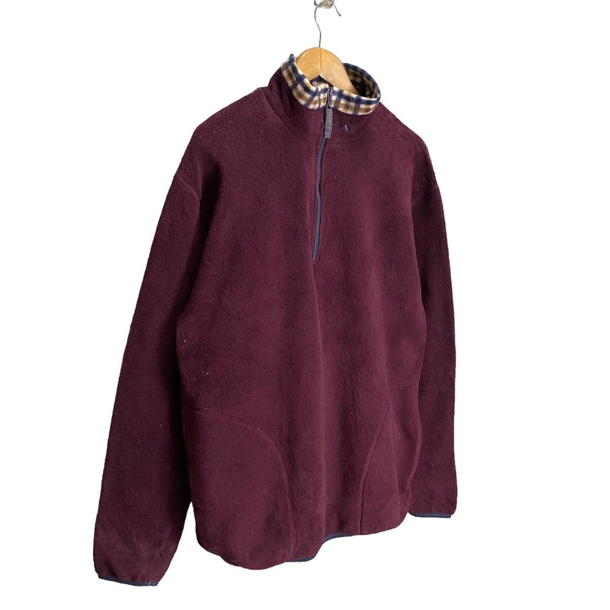 Aquascutum Aquascutum Polartec half zipper fleece big logo back Size US M / EU 48-50 / 2 - 3 Thumbnail