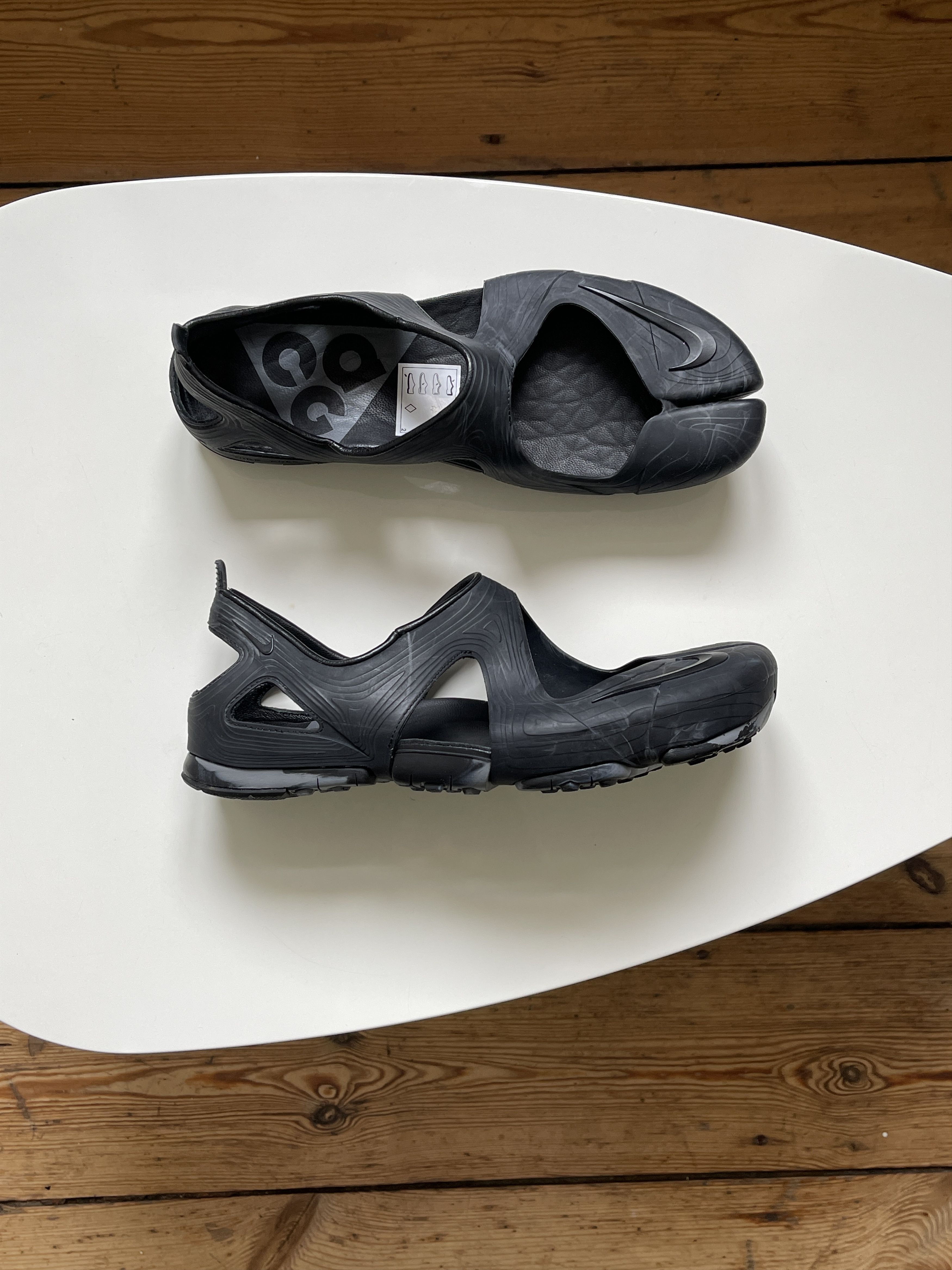靴 27cm Nike Free Rift Sandal ACG SP Black Nike × Nike ACG × Vintage Nike Lab Free Rift Tabi Sandal