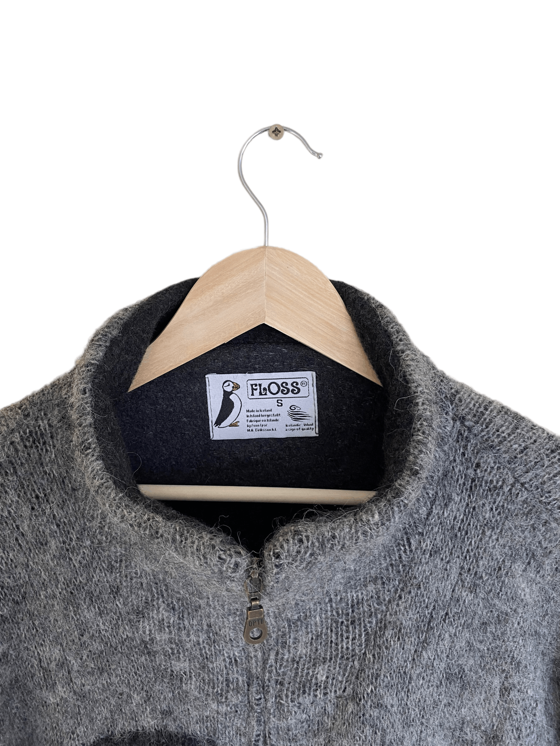Vintage 100% Iceland wool sweater, size S, made in iceland Size US S / EU 44-46 / 1 - 2 Thumbnail