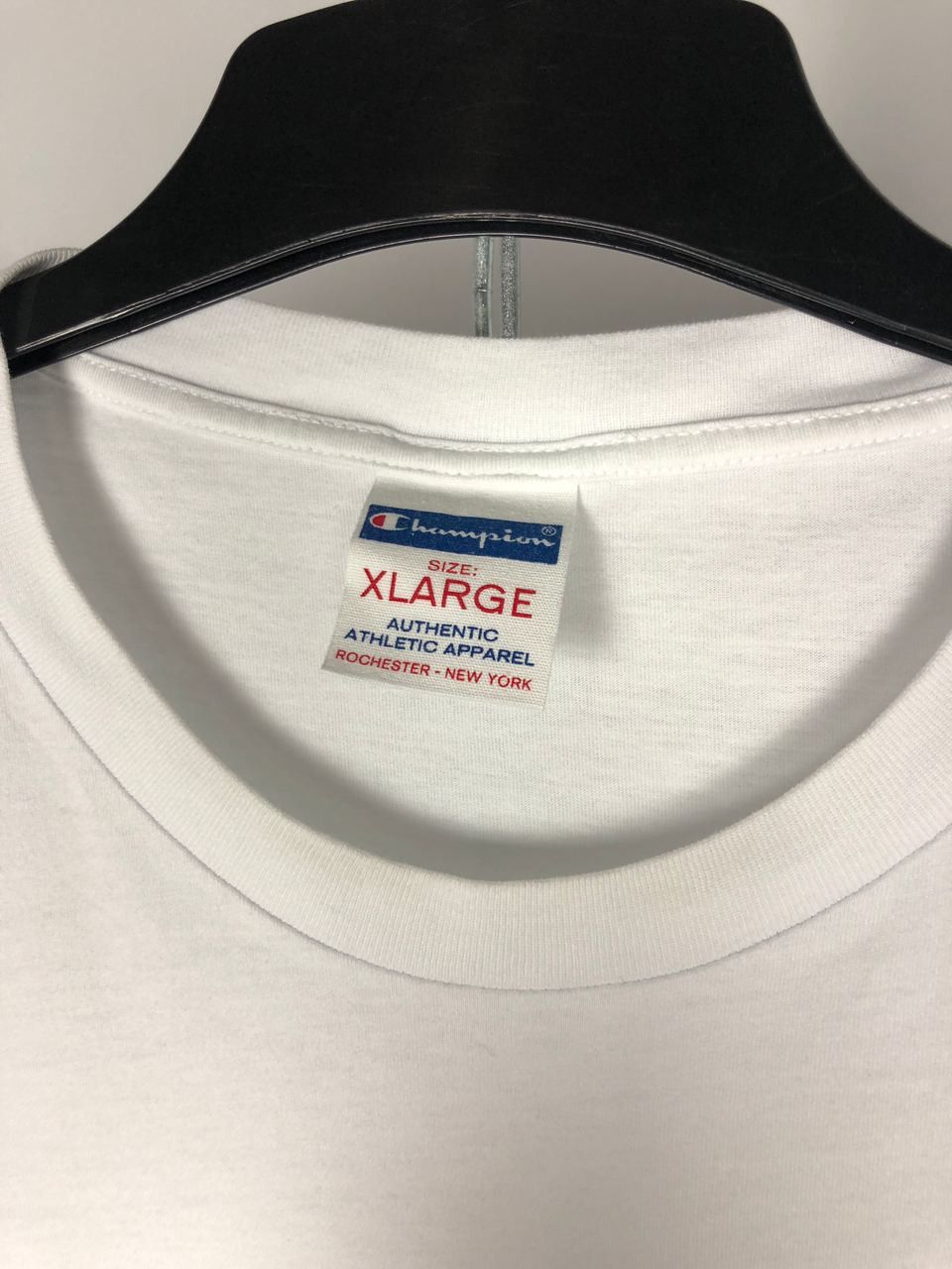 Champion Men’s Champion T-shirts white big logo size XL Size US XL / EU 56 / 4 - 4 Thumbnail
