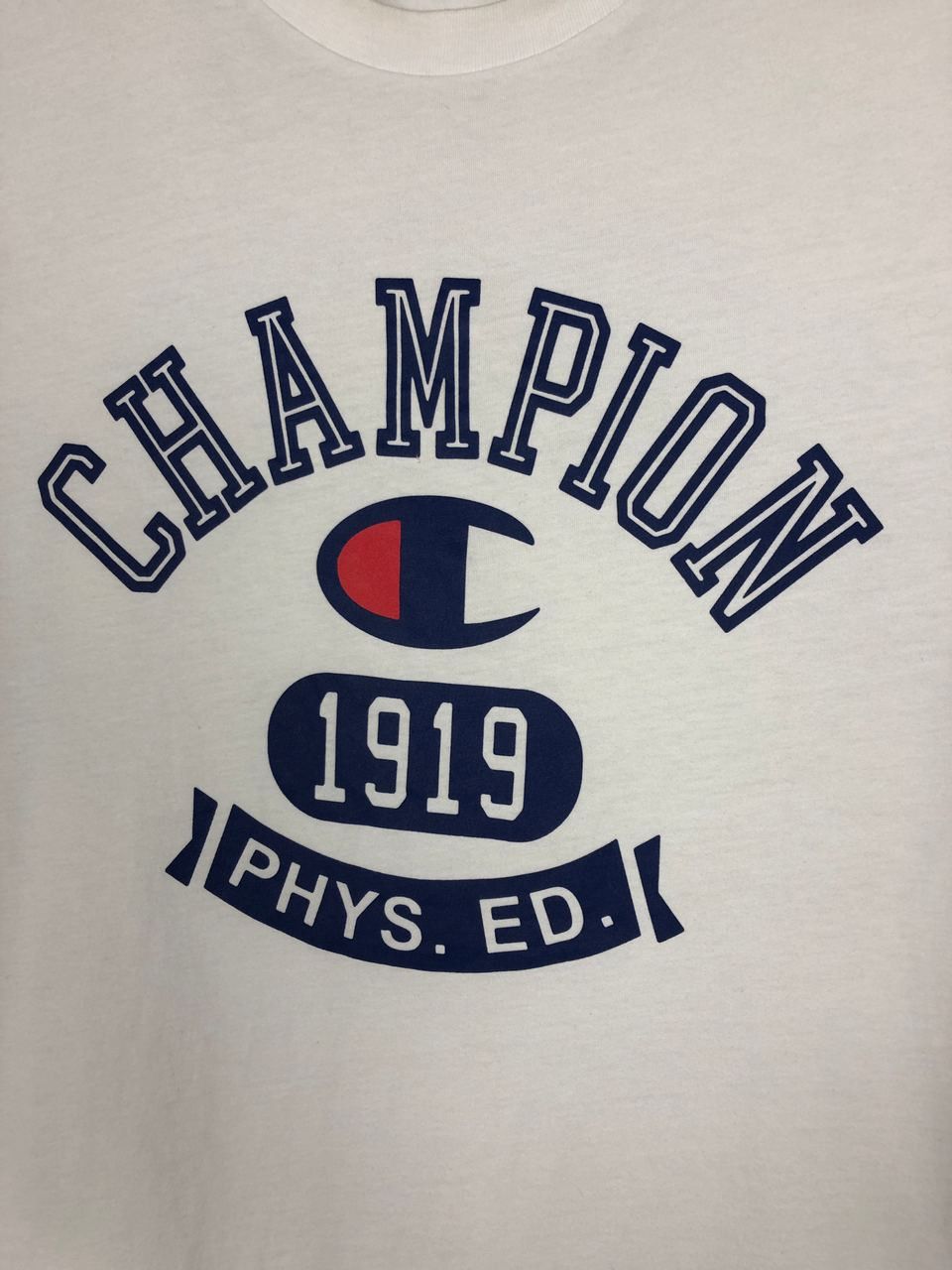 Champion Men’s Champion T-shirts white big logo size XL Size US XL / EU 56 / 4 - 3 Thumbnail