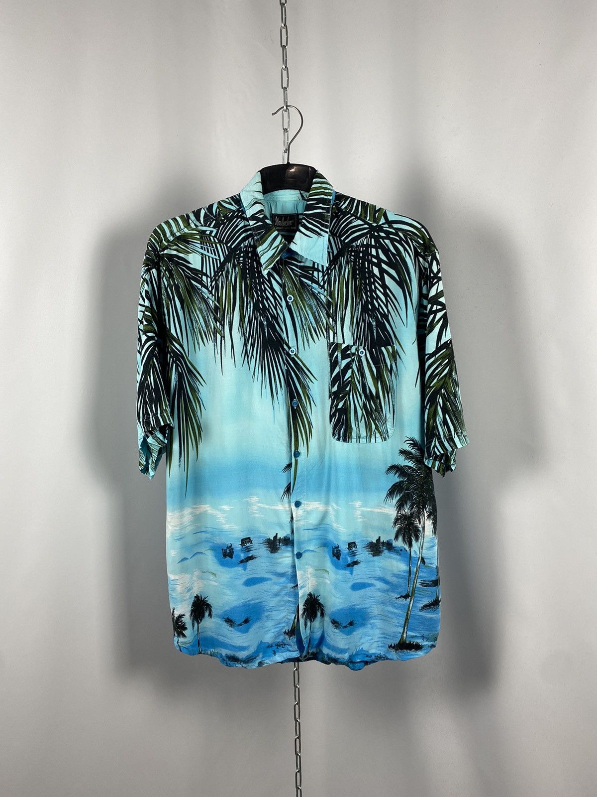 Vintage Hawaiian shirts vintage blue size XL Size US XL / EU 56 / 4 - 1 Thumbnail