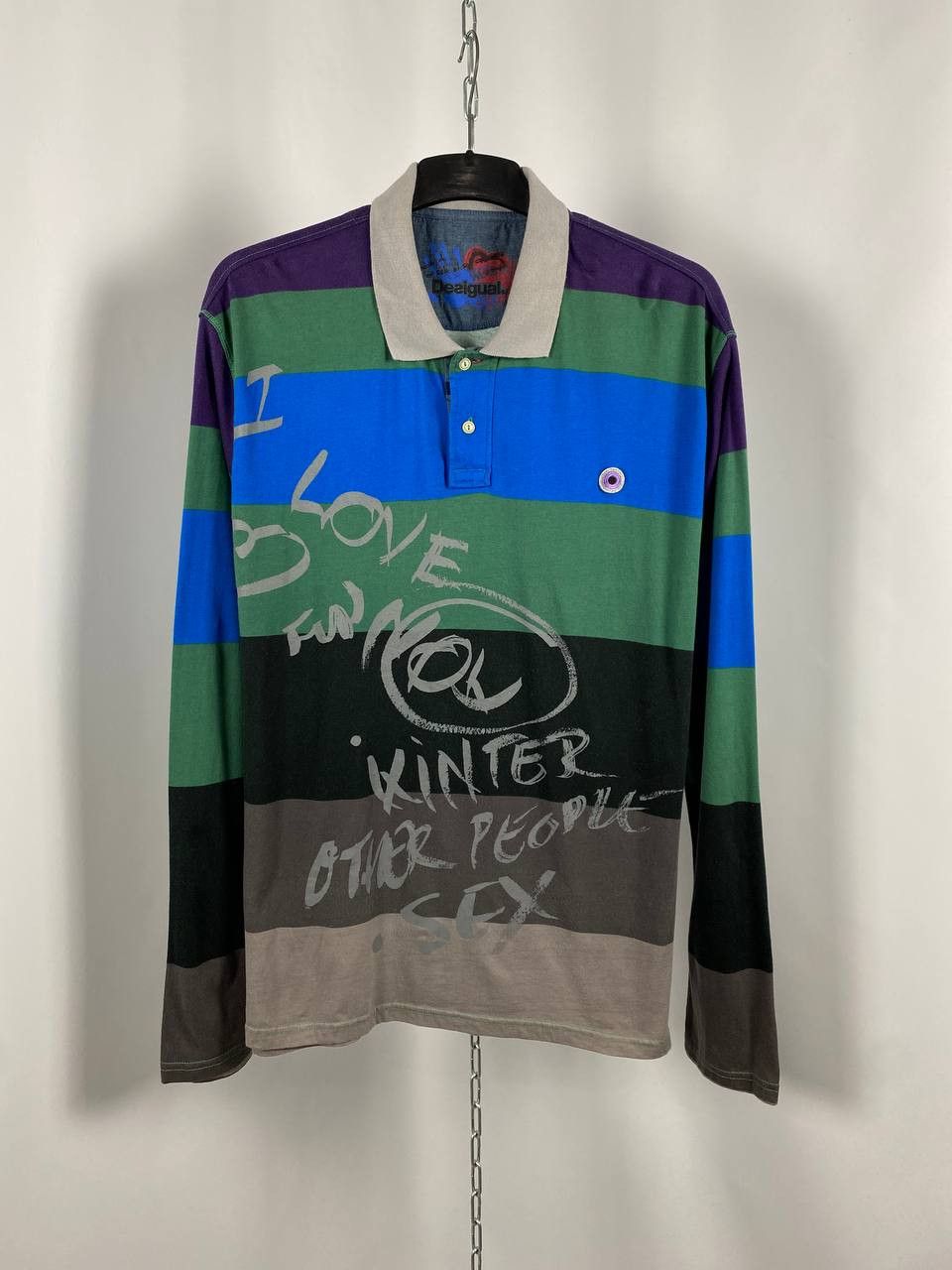Desigual Desigual polo long sleeve multicolor size 3XL Size US XXL / EU 58 / 5 - 1 Thumbnail