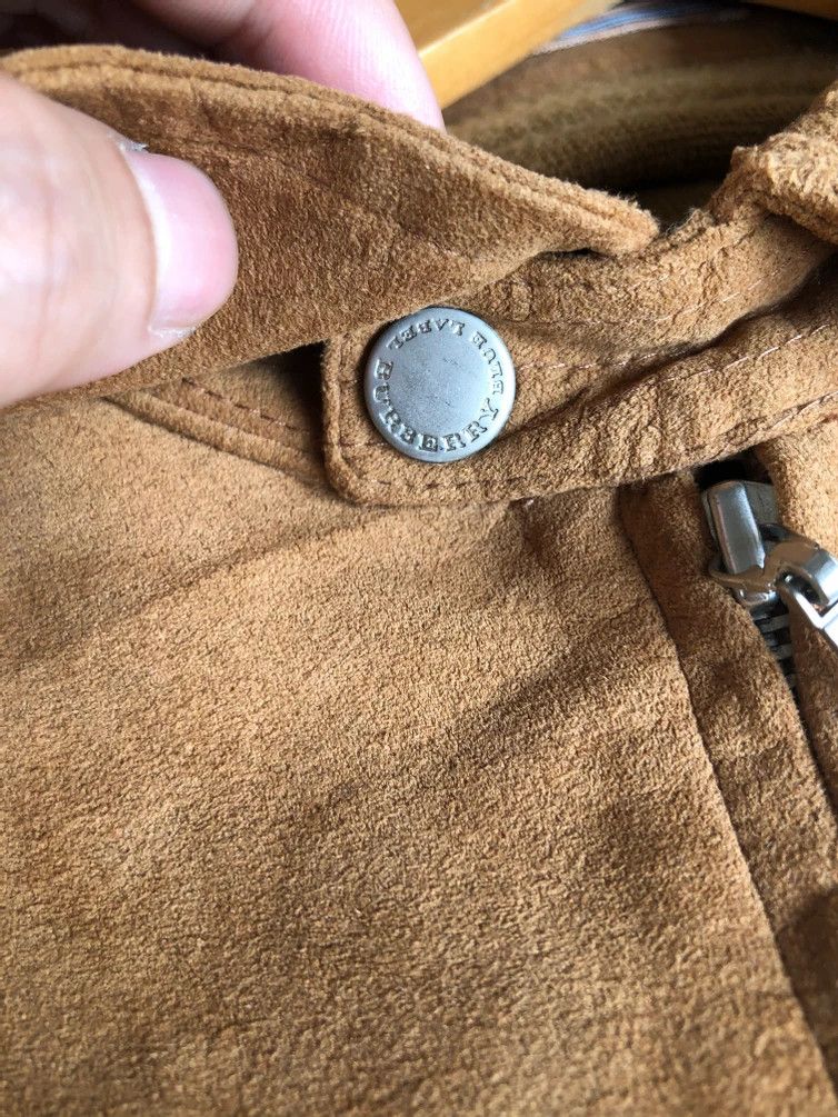 Burberry RARE🔥BURBERRY BLUE LABEL SUEDE BLEND JACKET Size US M / EU 48-50 / 2 - 14 Thumbnail