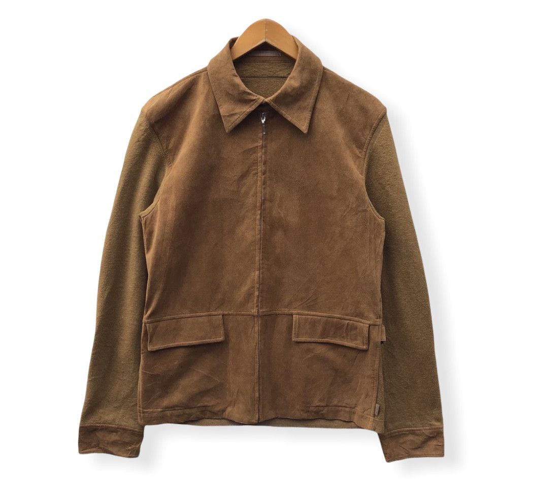Burberry RARE🔥BURBERRY BLUE LABEL SUEDE BLEND JACKET Size US M / EU 48-50 / 2 - 1 Thumbnail