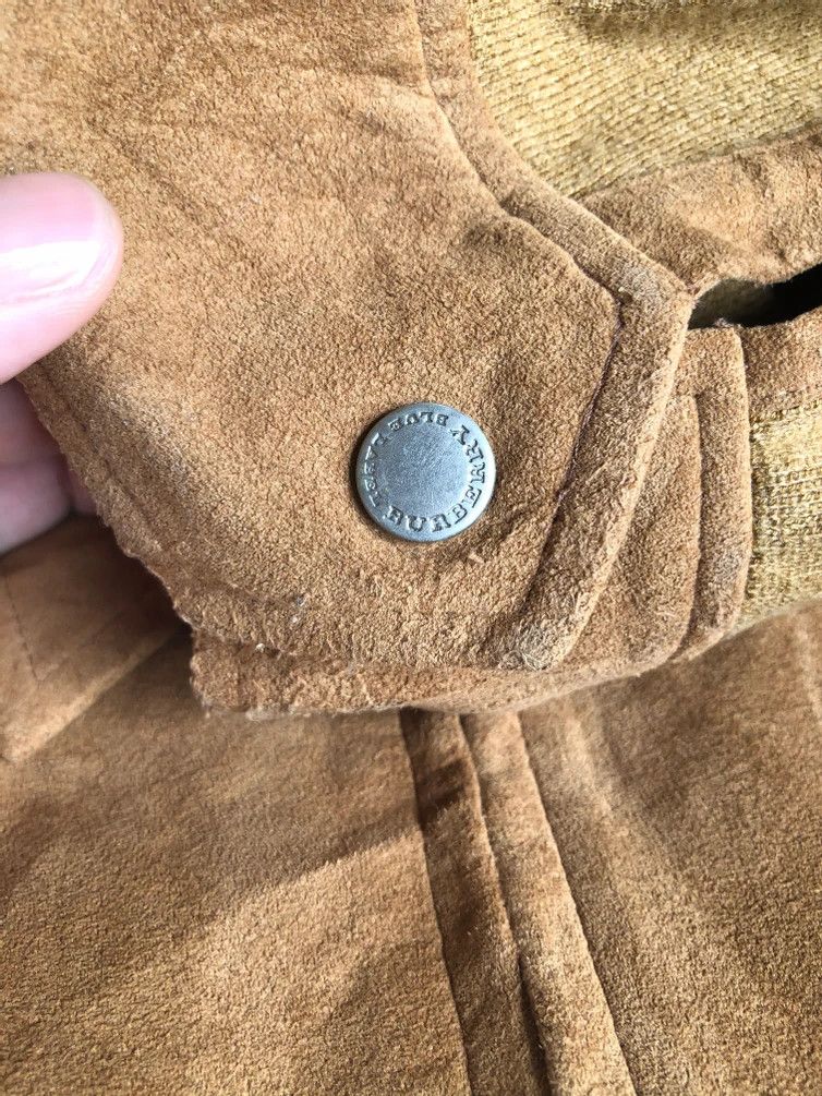 Burberry RARE🔥BURBERRY BLUE LABEL SUEDE BLEND JACKET Size US M / EU 48-50 / 2 - 15 Thumbnail