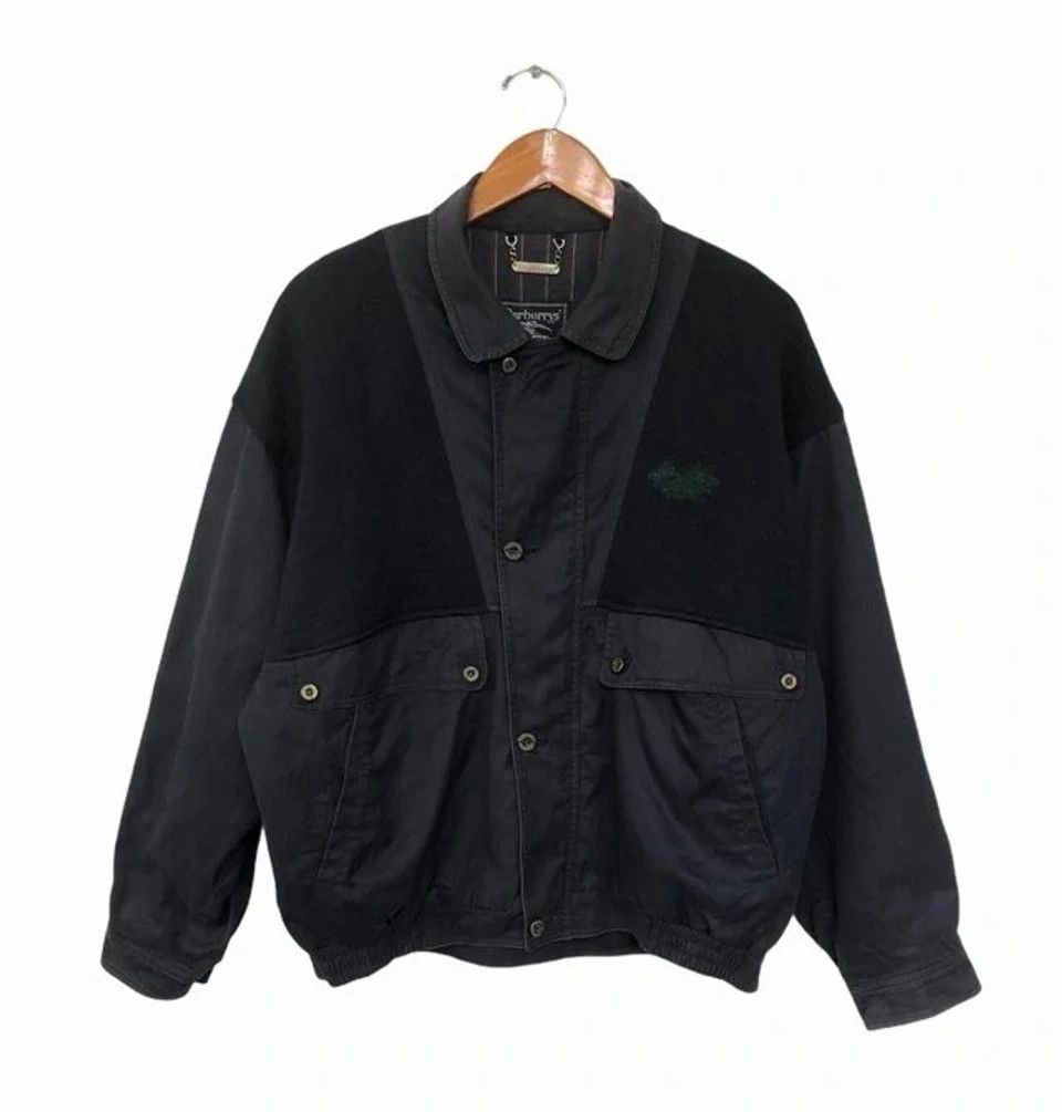 Burberry × Vintage RARE🔥VINTAGE BURBERRYS WOOL BLEND BOMBER JACKET Size US L / EU 52-54 / 3 - 1 Thumbnail