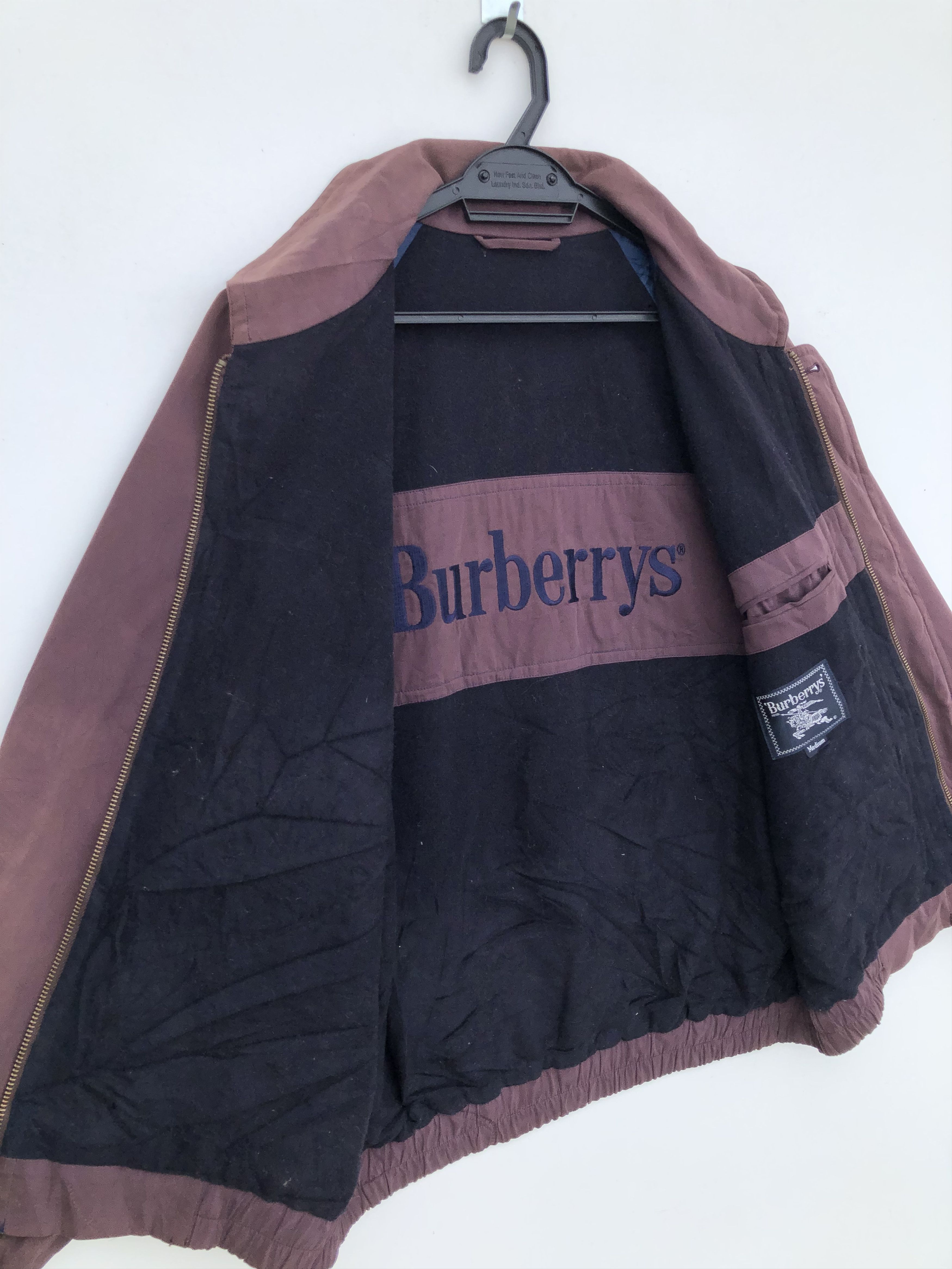Burberry × Vintage VINTAGE BURBERRYS SPELL OUT JACKET Size US L / EU 52-54 / 3 - 12 Thumbnail