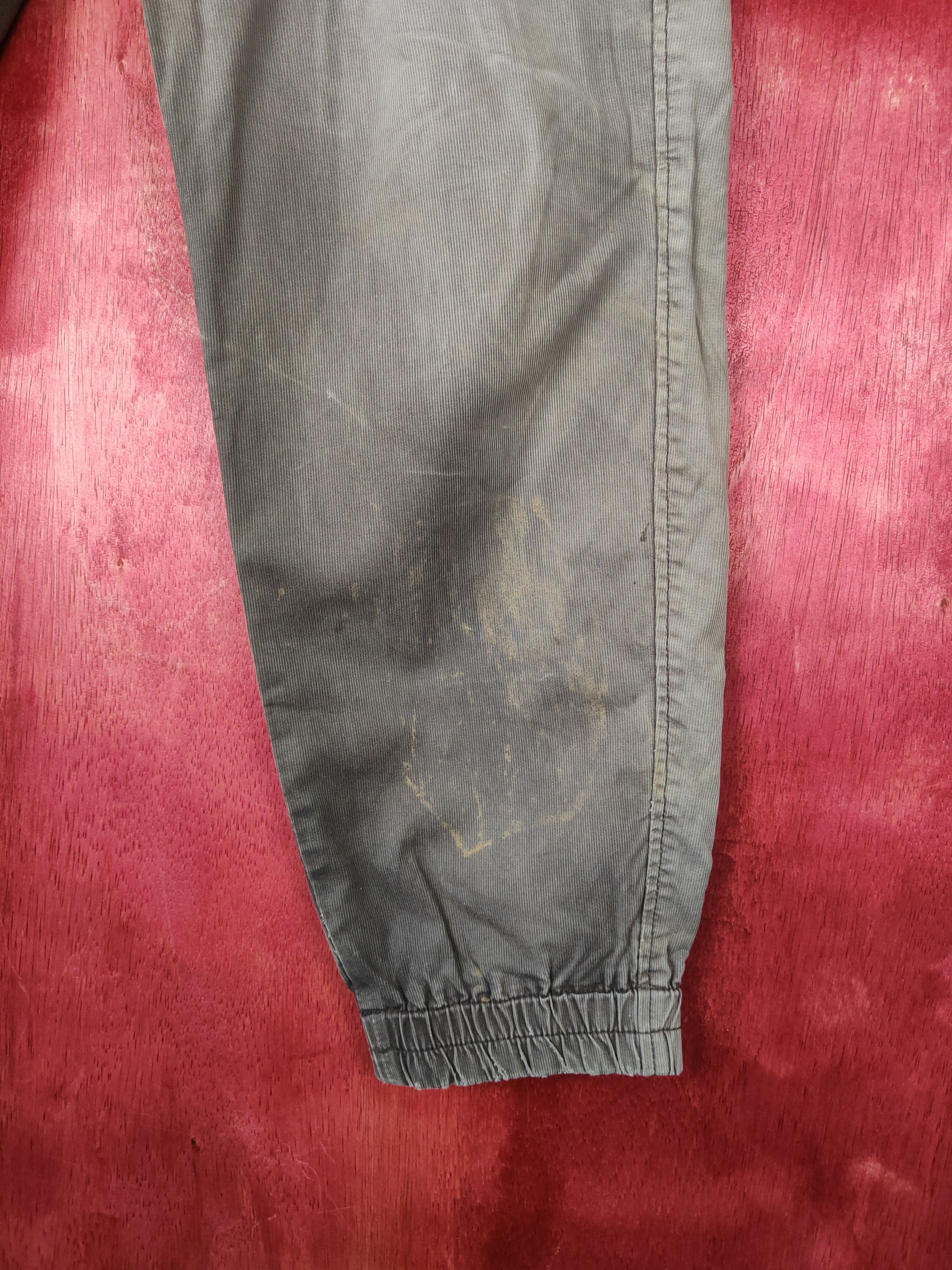 Japanese Brand Uniqlo faded Gray jogger Multi Pocket Cargo Pants #4916 Size US 30 / EU 46 - 7 Thumbnail