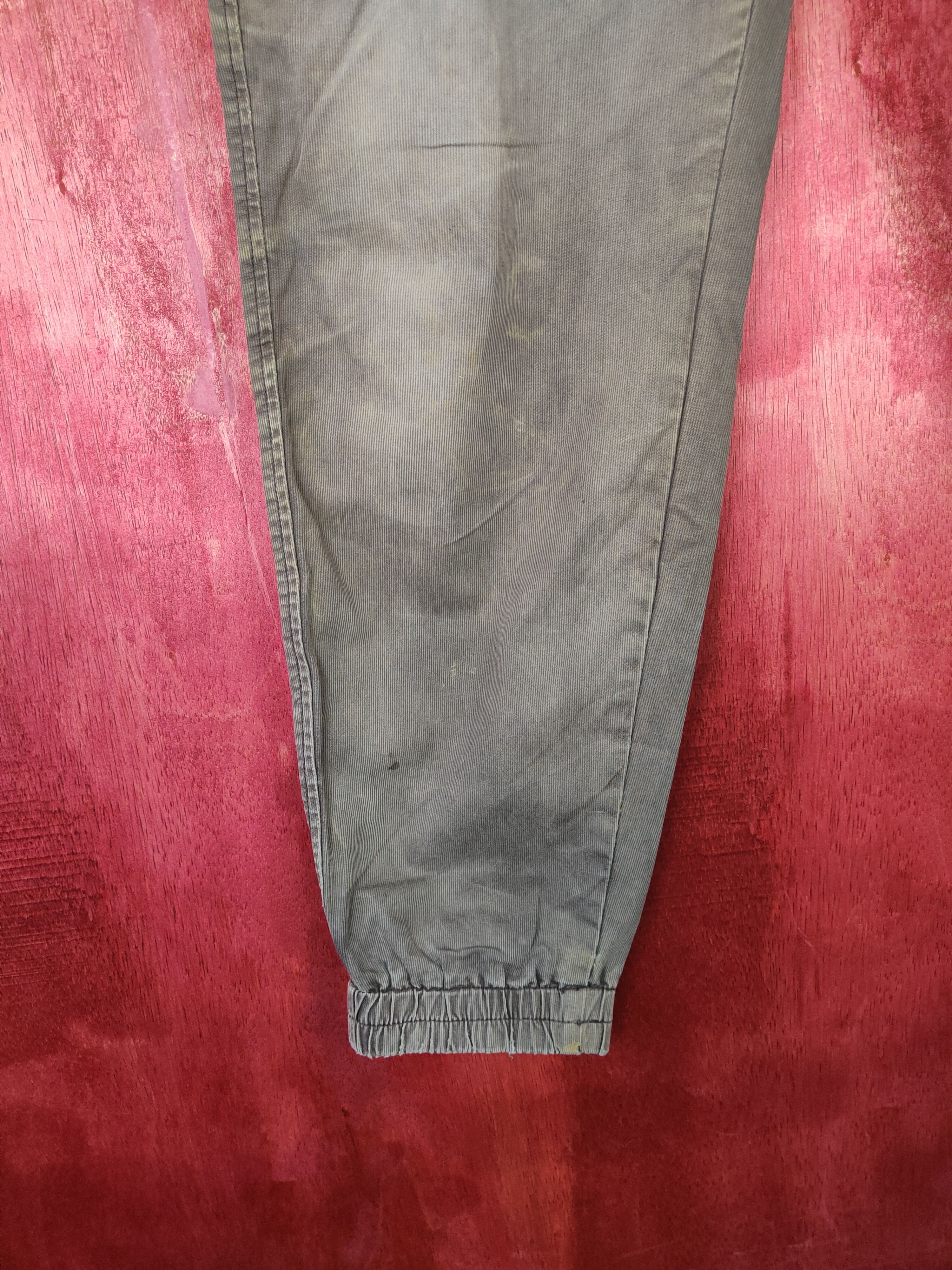 Japanese Brand Uniqlo faded Gray jogger Multi Pocket Cargo Pants #4916 Size US 30 / EU 46 - 5 Thumbnail