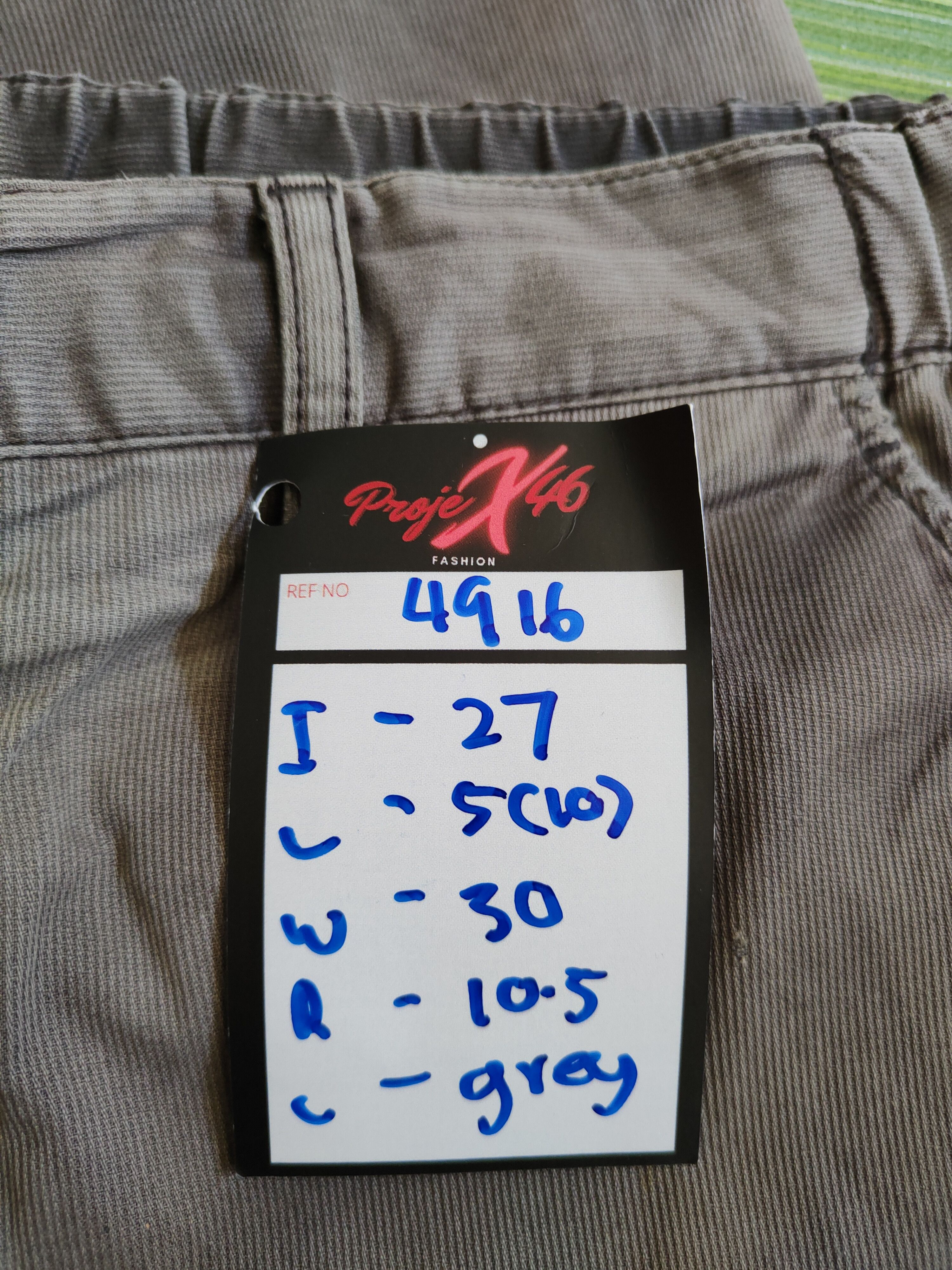 Japanese Brand Uniqlo faded Gray jogger Multi Pocket Cargo Pants #4916 Size US 30 / EU 46 - 15 Thumbnail