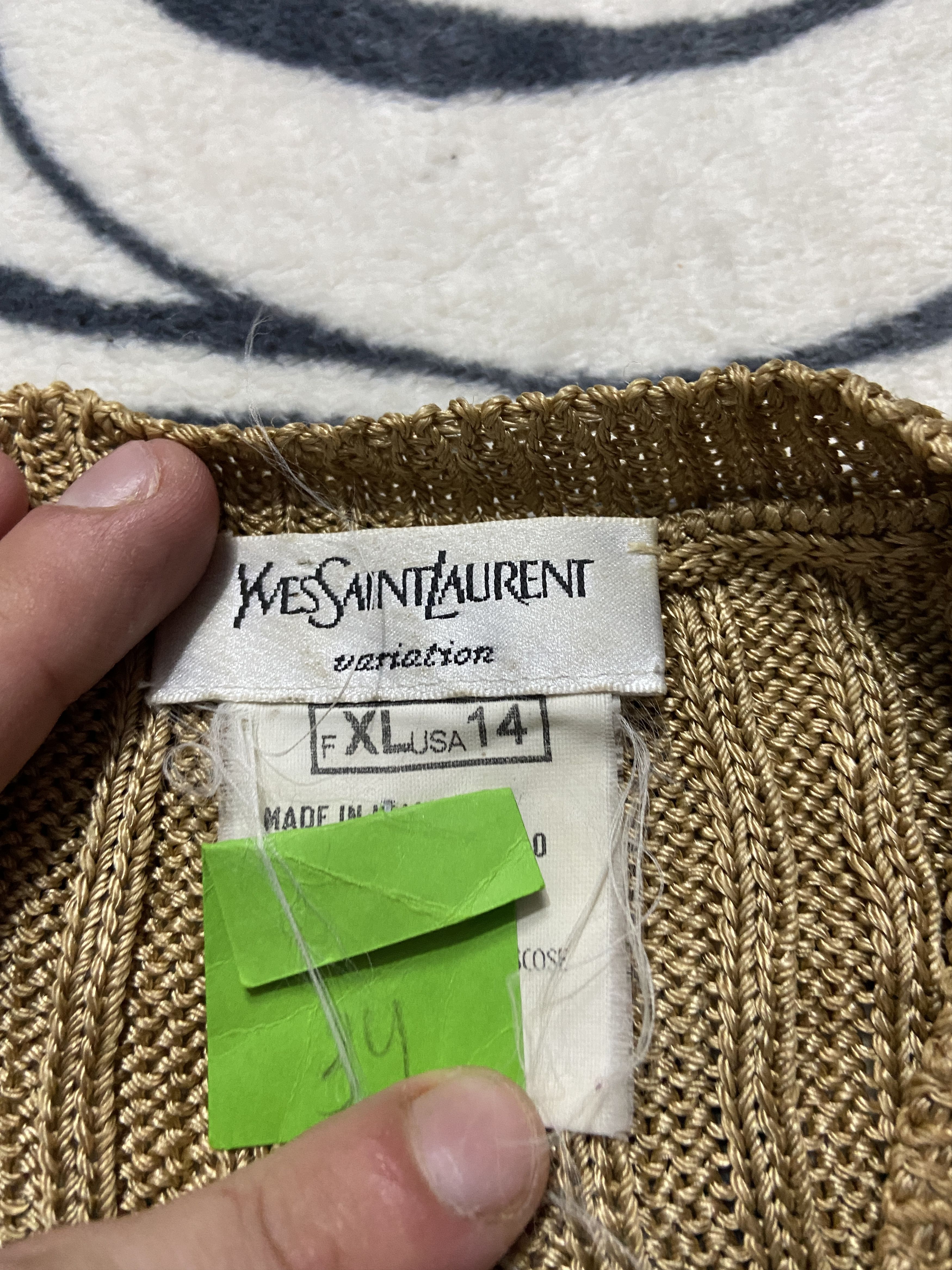 Yves Saint Laurent Yves Saint Laurent YSL Vintage Womens T-Shirt Size L / US 10 / IT 46 - 3 Thumbnail