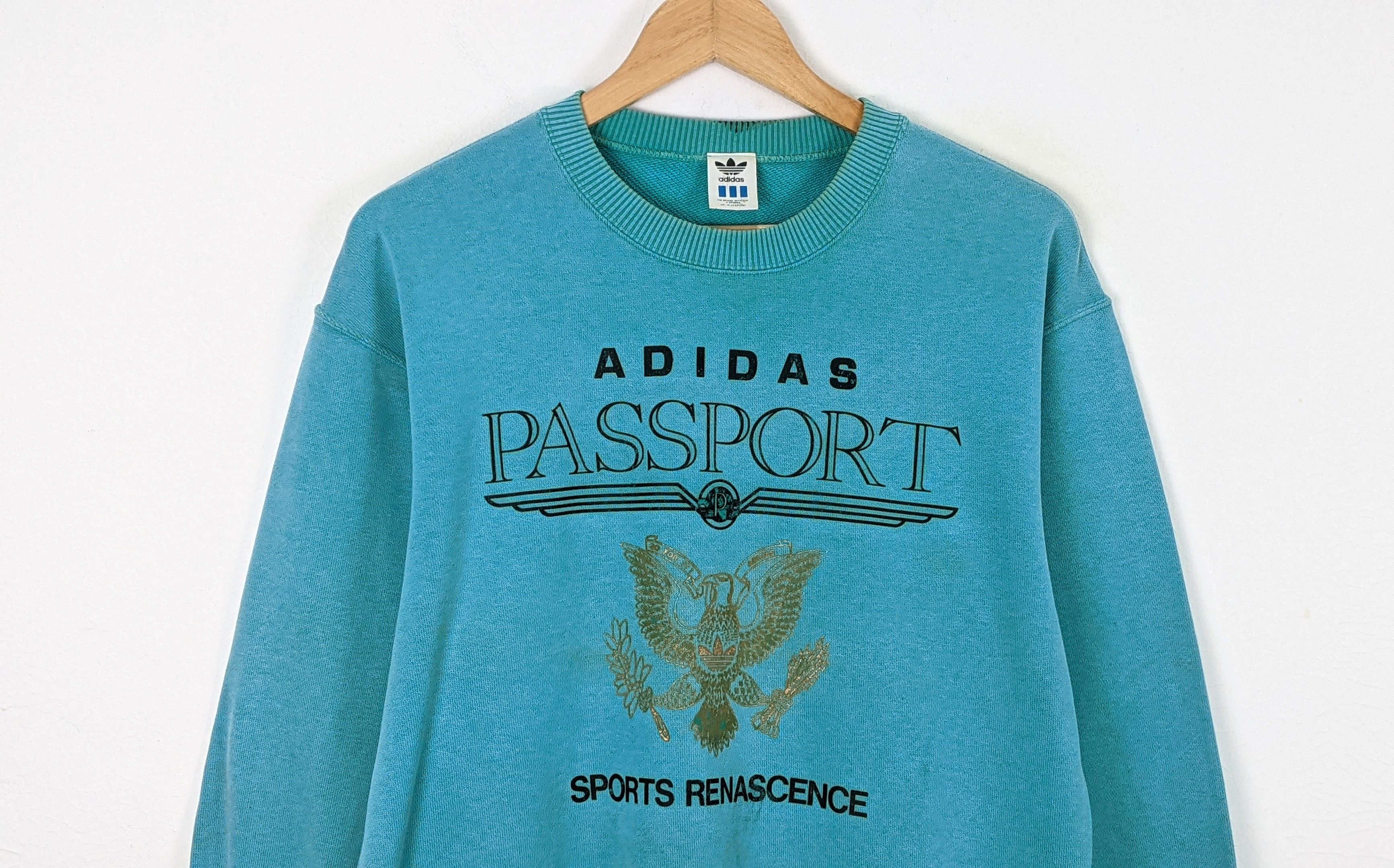 Adidas Vintage Adidas Passport sweatshirt Size US M / EU 48-50 / 2 - 2 Preview