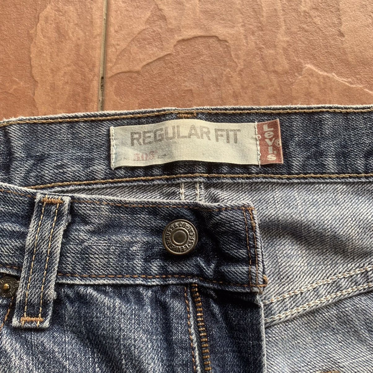 Levi's × Levi's Vintage Clothing LEVI’S 505 JEANS LEVIS 30x33 EARTHTONE DISTRESSED DENIM PANT Size US 30 / EU 46 - 7 Thumbnail