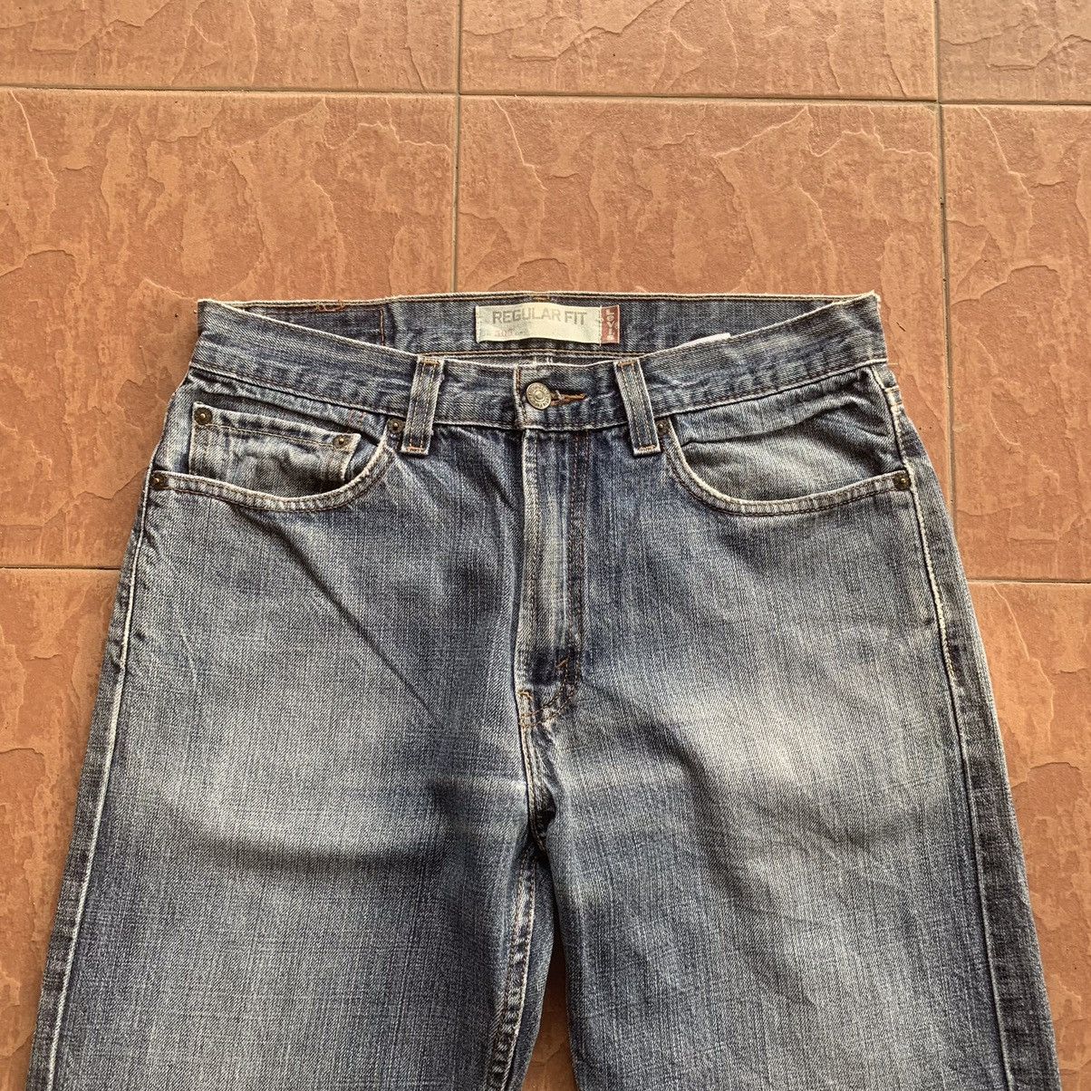 Levi's × Levi's Vintage Clothing LEVI’S 505 JEANS LEVIS 30x33 EARTHTONE DISTRESSED DENIM PANT Size US 30 / EU 46 - 2 Thumbnail