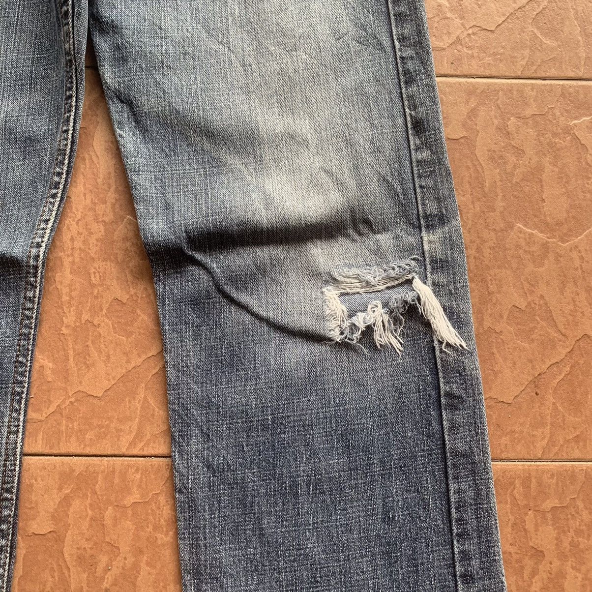 Levi's × Levi's Vintage Clothing LEVI’S 505 JEANS LEVIS 30x33 EARTHTONE DISTRESSED DENIM PANT Size US 30 / EU 46 - 4 Thumbnail