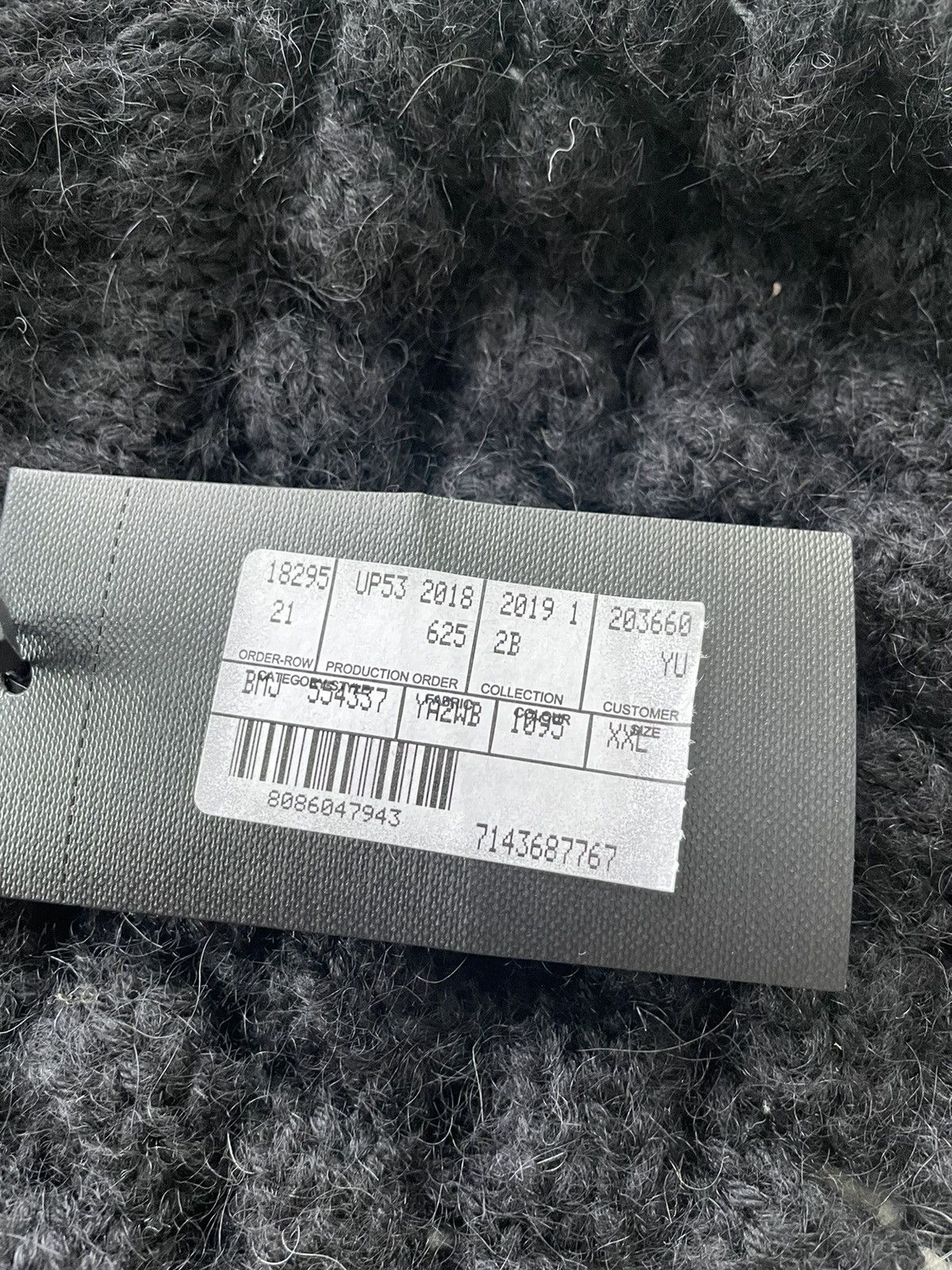 Hedi Slimane × Saint Laurent Paris × Yves Saint Laurent $1,500 NEW Super Runway Limited Edition Alpaca Wool Sweater Size US L / EU 52-54 / 3 - 8 Thumbnail