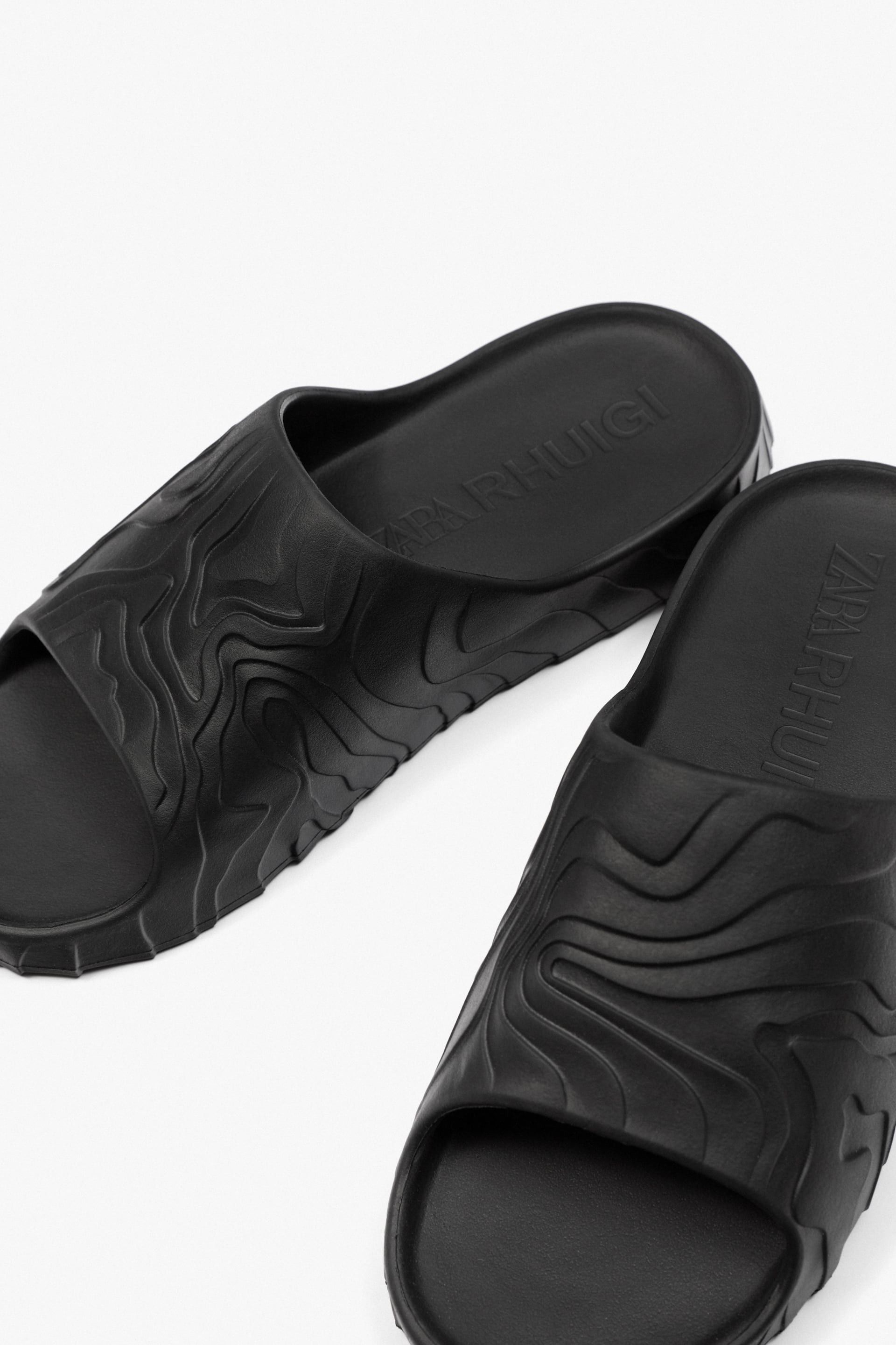 Rhude × Streetwear × Zara Rhuigi x Zara 45 Slide Sandals 