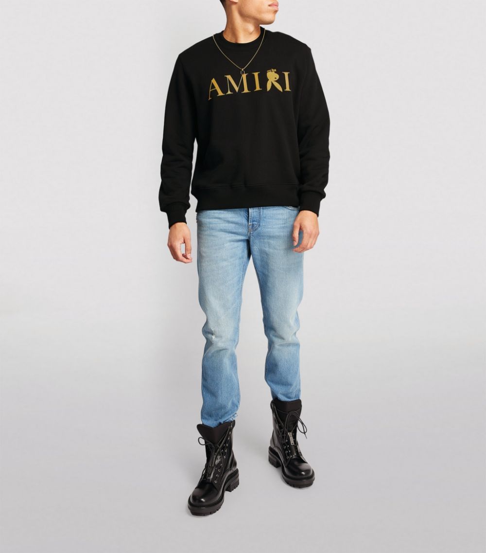 Amiri × Playboy New Amiri PlayBoy Reverse Bunny Sweatshirt Size US XL / EU 56 / 4 - 2 Thumbnail