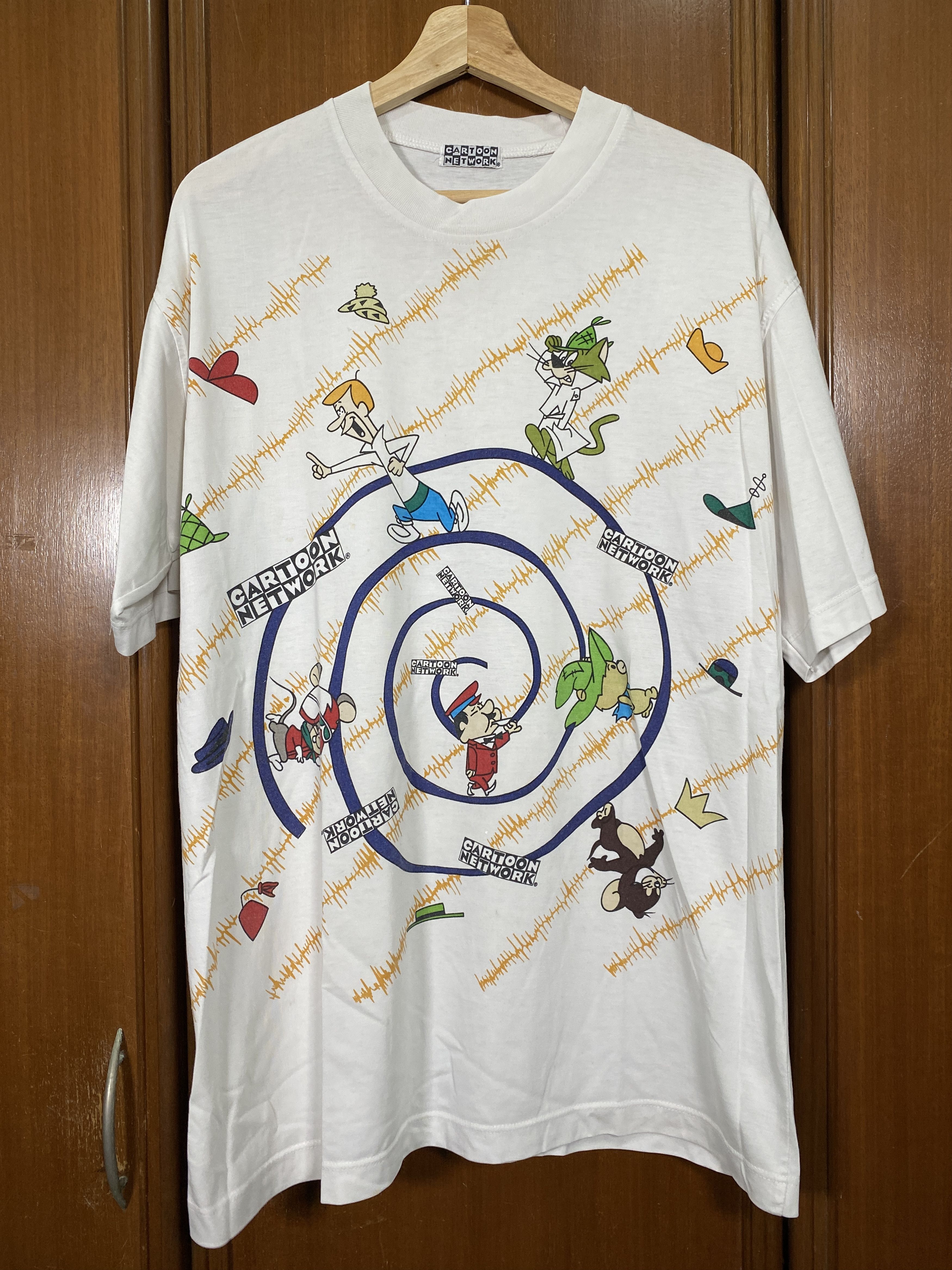 Vintage Vintage Cartoon Network Promo Tee Size US XL / EU 56 / 4 - 1 Thumbnail