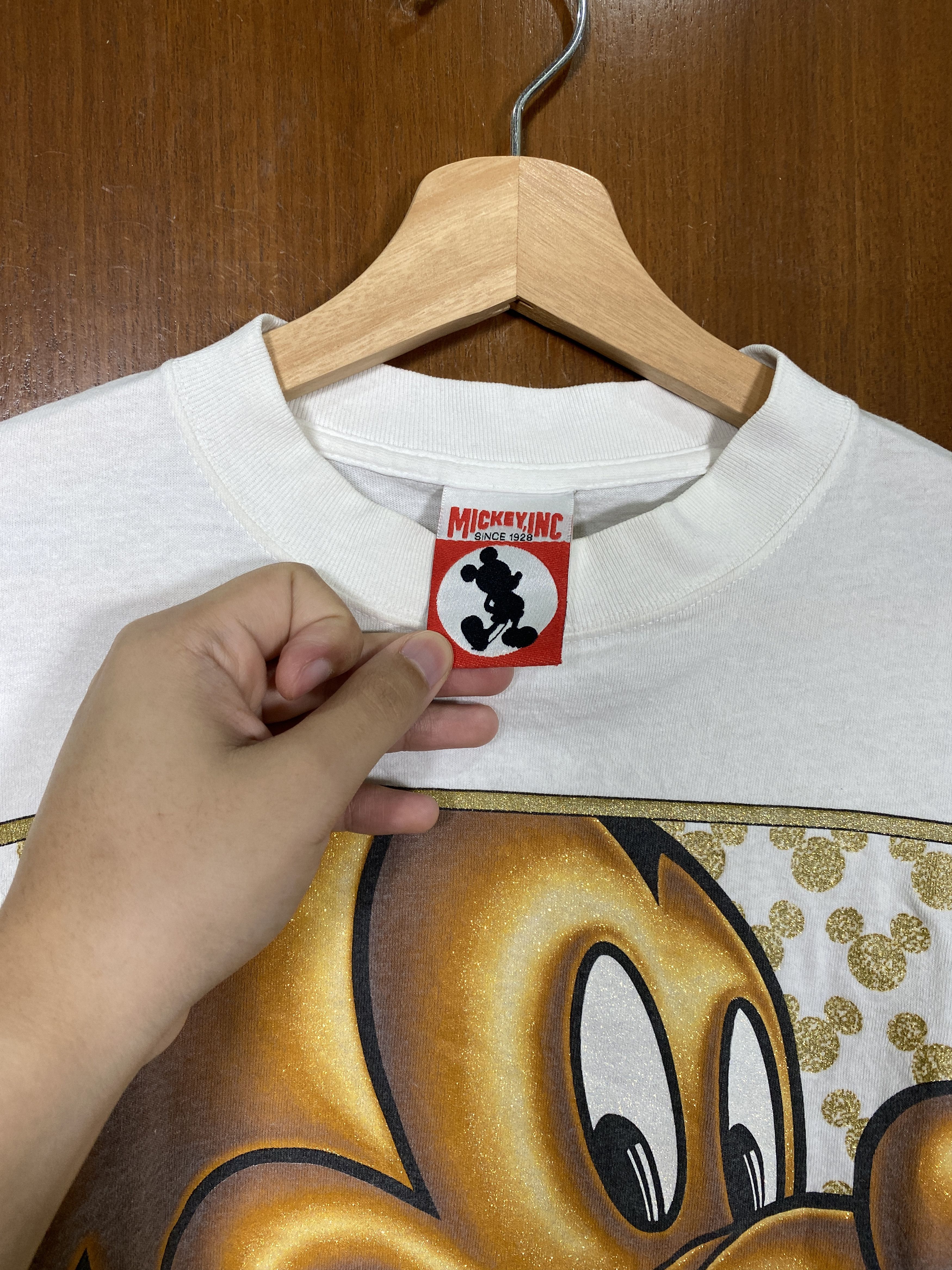 Disney × Vintage Vintage Disney Mickey LV Monogram Parody Tee Size US XL / EU 56 / 4 - 3 Thumbnail