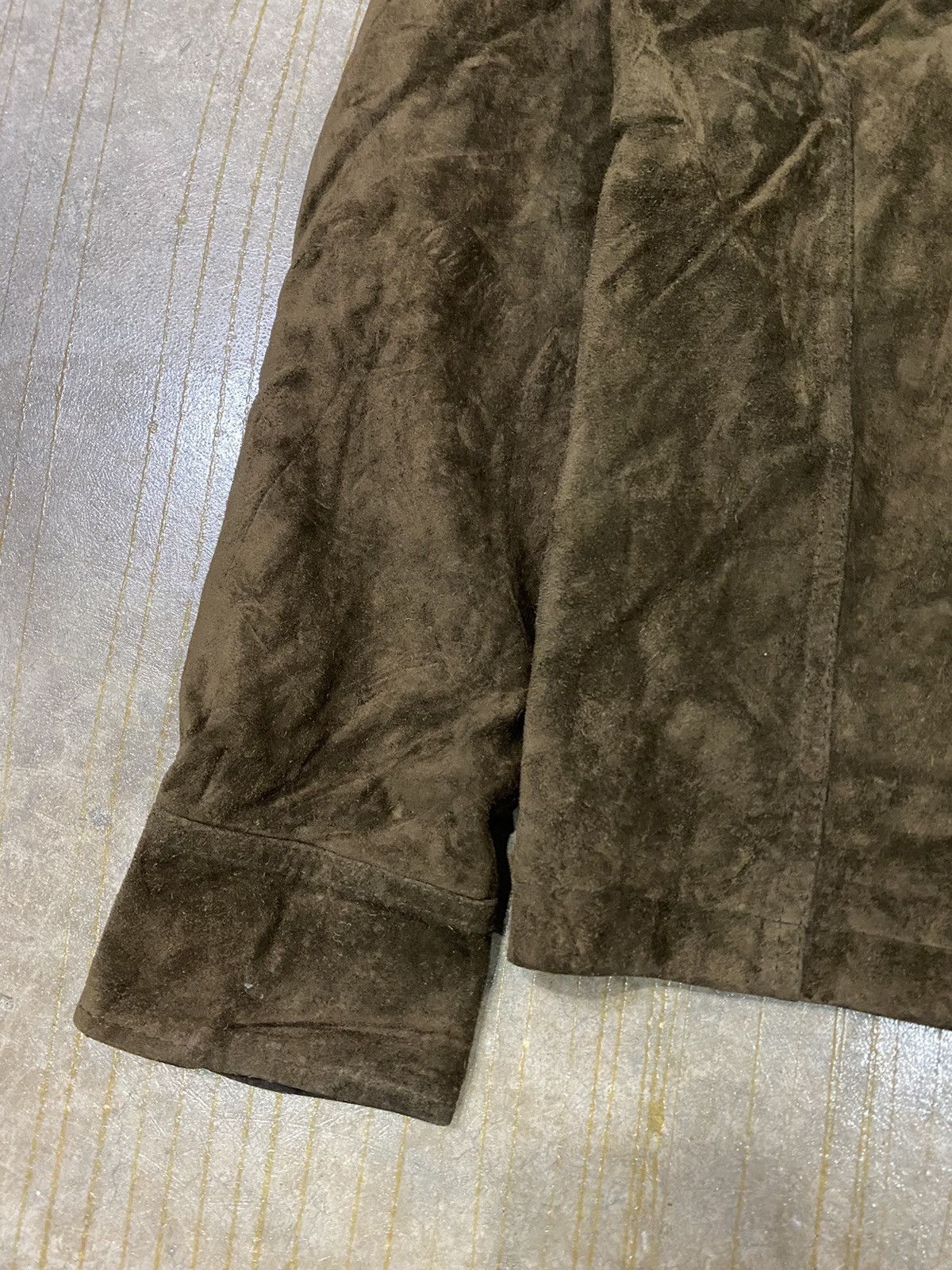 Yohji Yamamoto Vtg Yohji Suede leather button up jacket Size US M / EU 48-50 / 2 - 5 Thumbnail