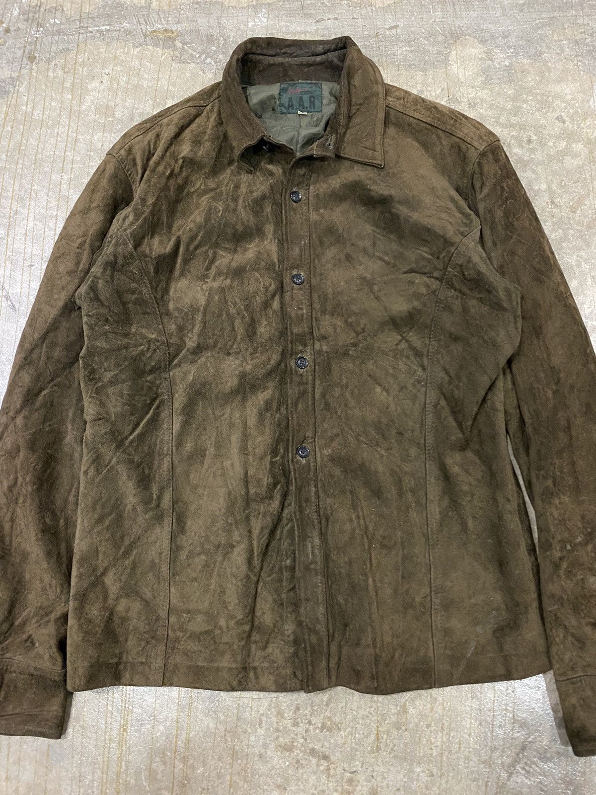 Yohji Yamamoto Vtg Yohji Suede leather button up jacket Size US M / EU 48-50 / 2 - 4 Thumbnail