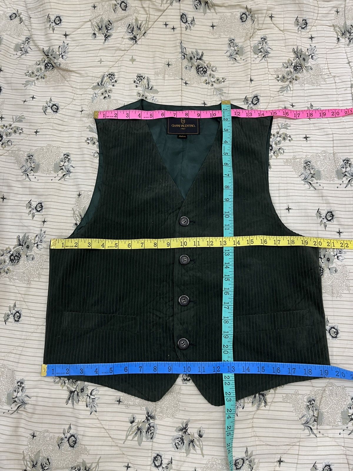 Designer × Gianni Valentino × Vintage (Tt). GIANNI VALENTINO VEST Size US M / EU 48-50 / 2 - 8 Thumbnail