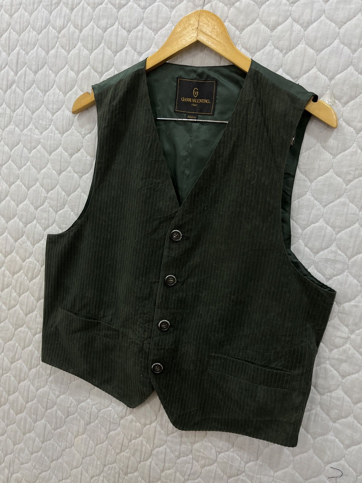 Designer × Gianni Valentino × Vintage (Tt). GIANNI VALENTINO VEST Size US M / EU 48-50 / 2 - 2 Thumbnail