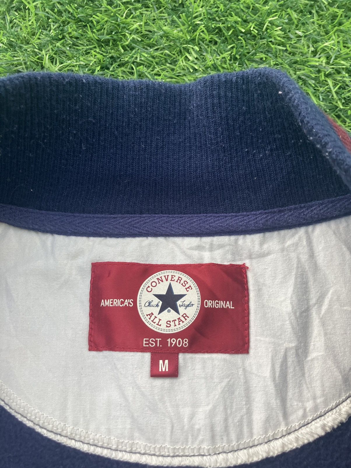 Converse CONVERSE FLEECE VARSITY JACKET Size US M / EU 48-50 / 2 - 7 Thumbnail