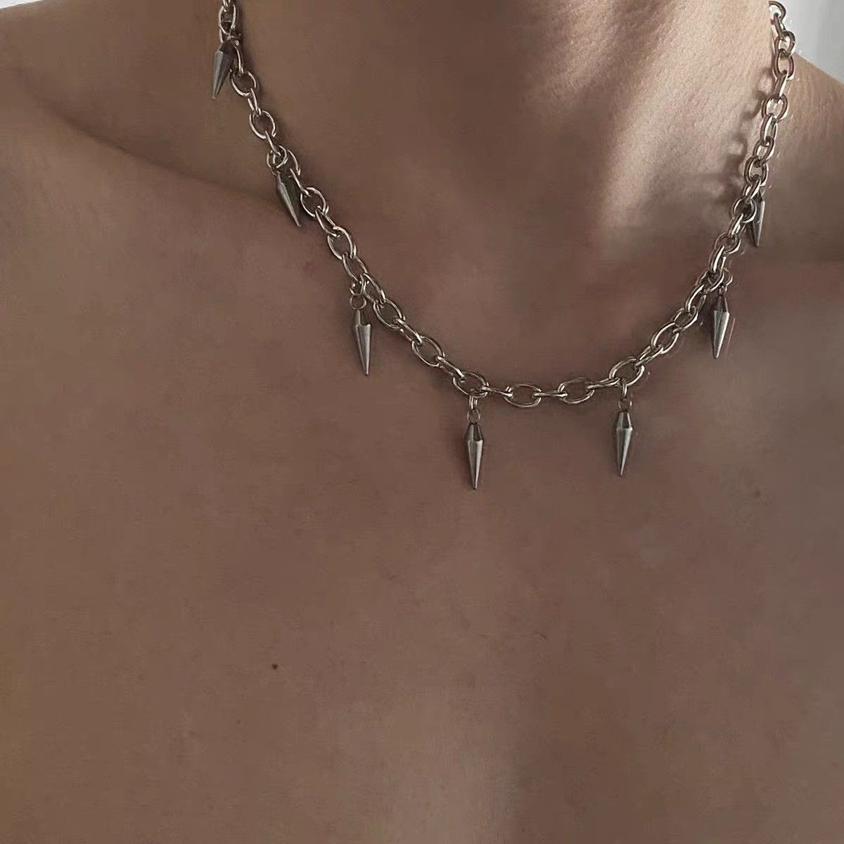 Designer × Vintage Retro punk necklace Size ONE SIZE - 3 Thumbnail