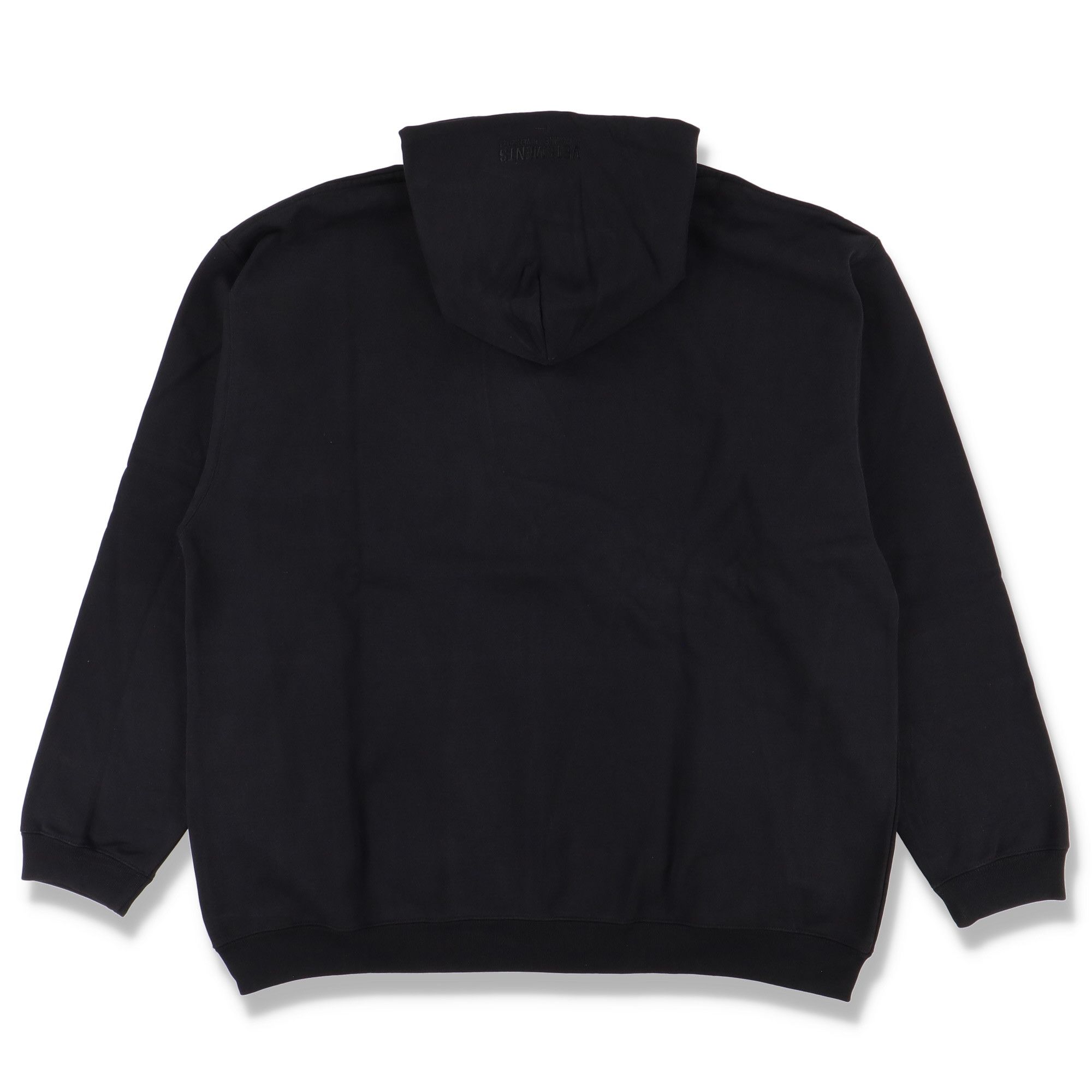 Vetements Black Baseball Embroidered Logo Hoodie Size L / US 10 / IT 46 - 6 Thumbnail