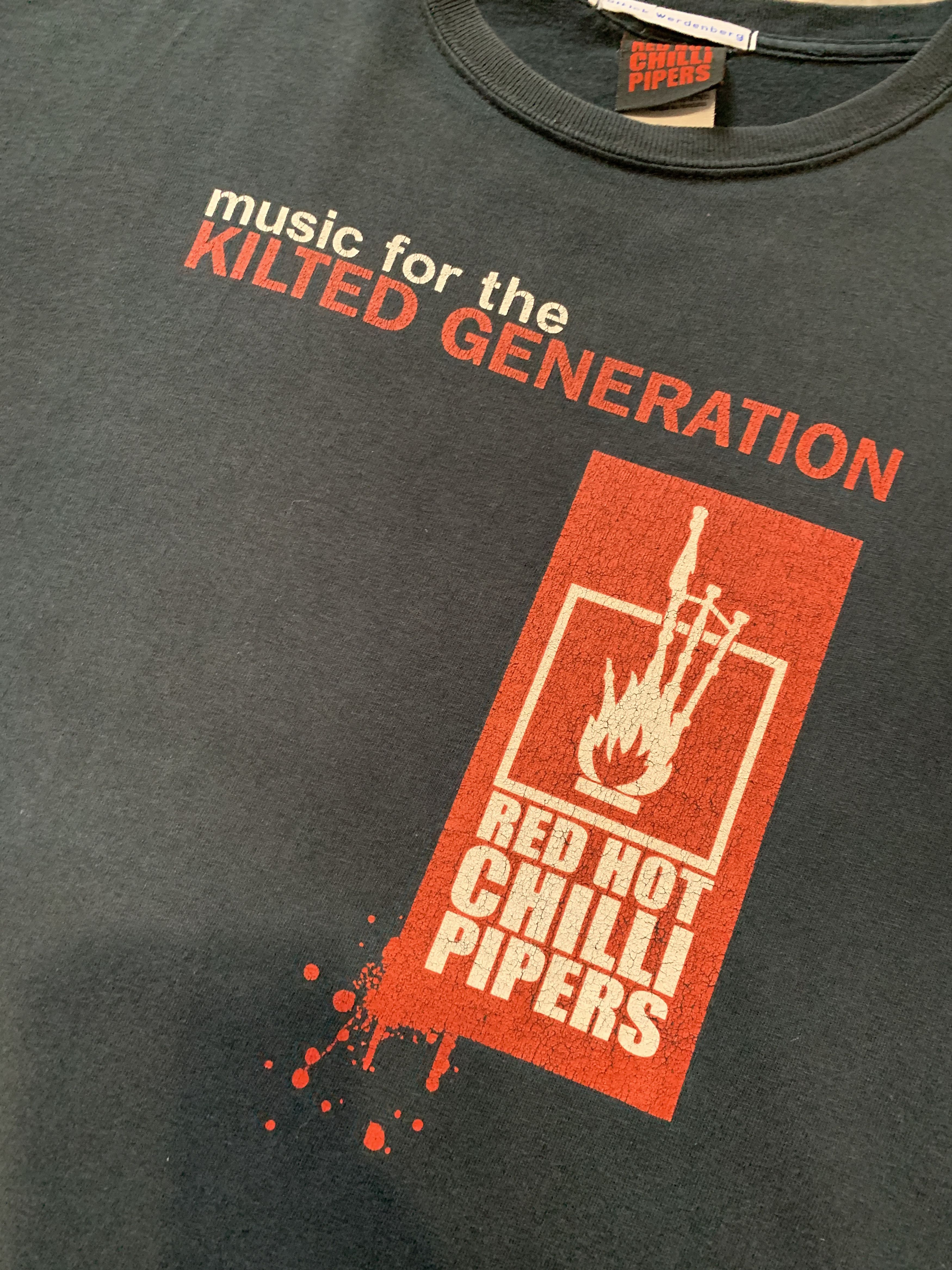 Band Tees Red Hot Chilli Pipers Bagrock Tour 2011 Size US L / EU 52-54 / 3 - 4 Thumbnail
