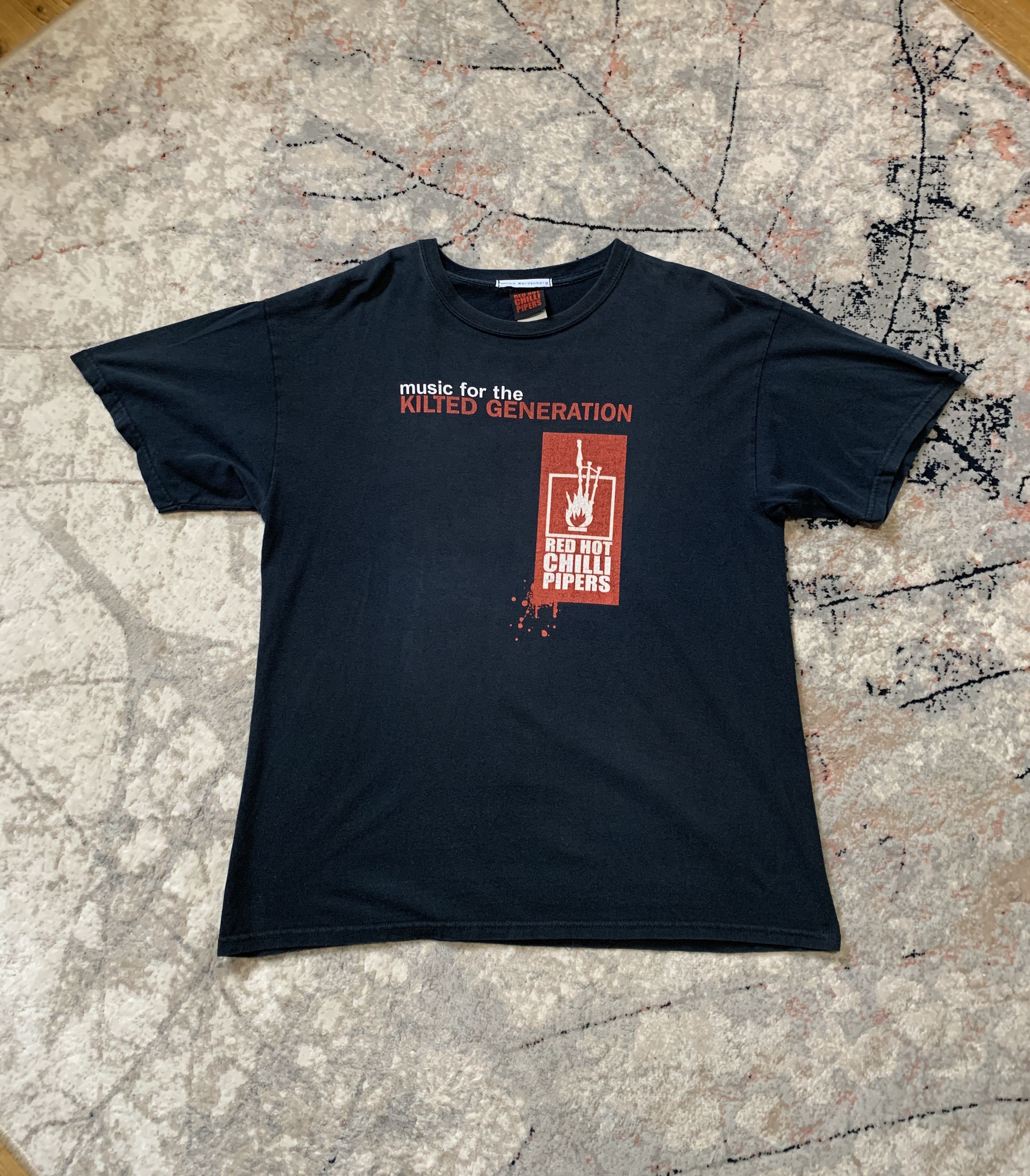 Band Tees Red Hot Chilli Pipers Bagrock Tour 2011 Size US L / EU 52-54 / 3 - 1 Thumbnail