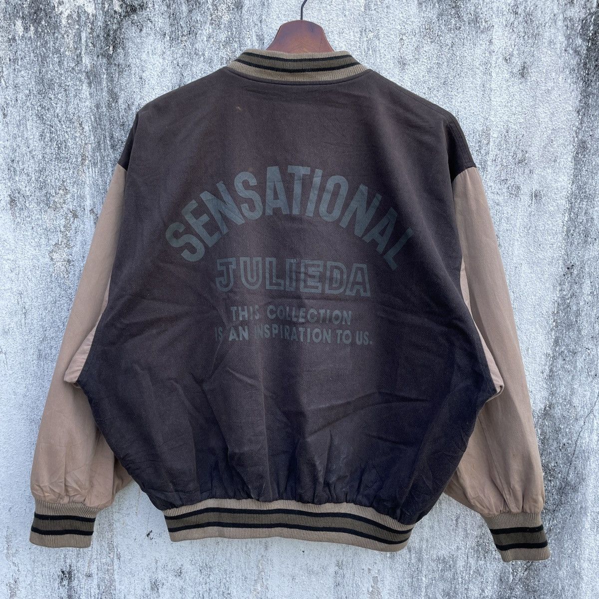 Vintage Vintage Julieda Big Logo Varsity Jacket Size US XL / EU 56 / 4 - 1 Thumbnail